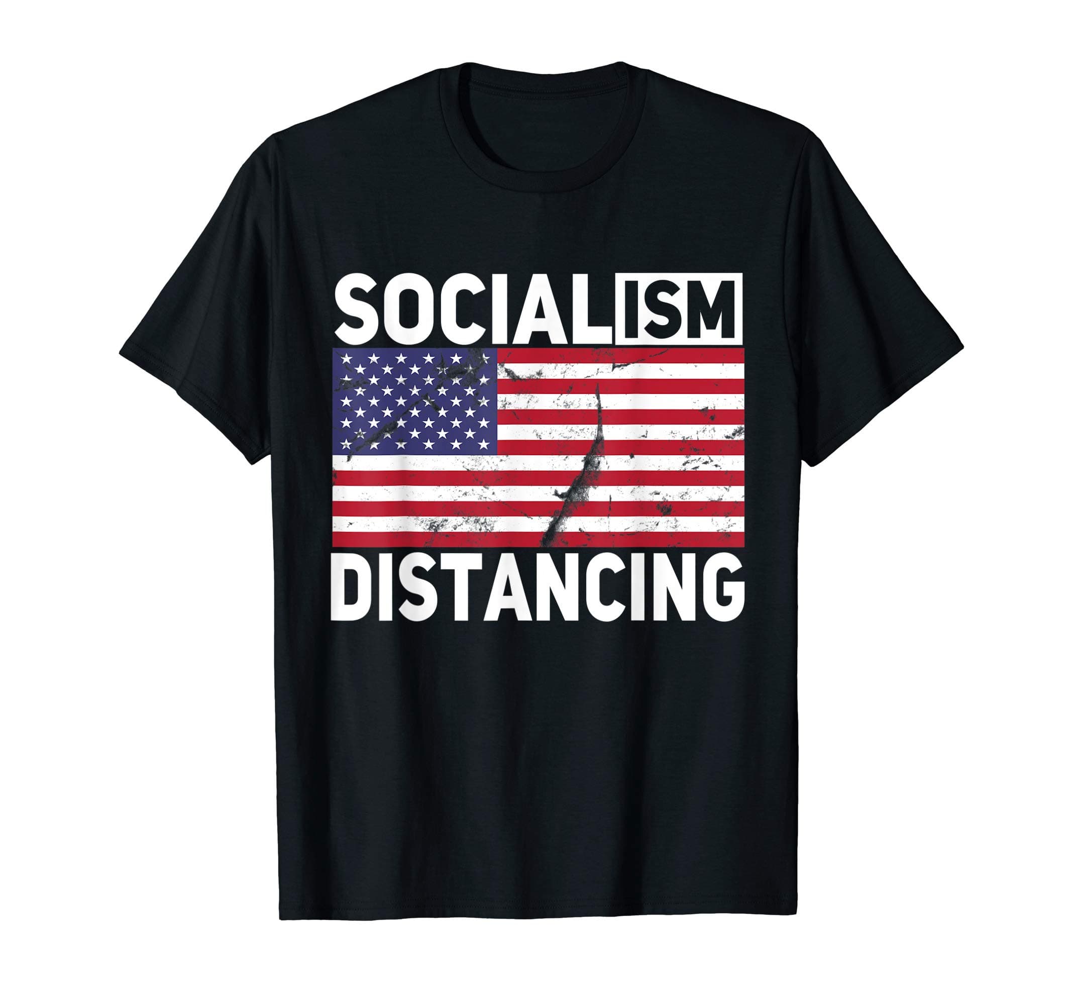 Anti Socialism Political Funny Meme Socialism Distancing T-Shirt