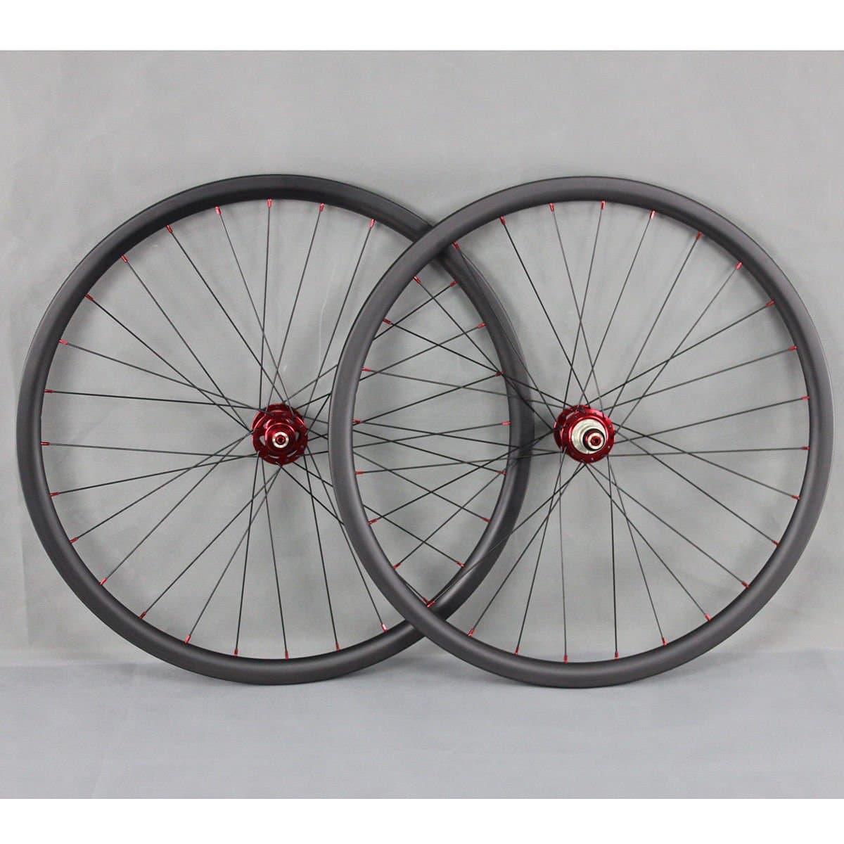 DYX New Offset/ Asymmetric Hookless Tubeless Mountain Bike Wheels MTB Carbon Wheelset for All Mountain Cycling, 29er/ 27.5er/26 (Through the shaft hubs, 27.5er Asymmetry 35mm Wide)