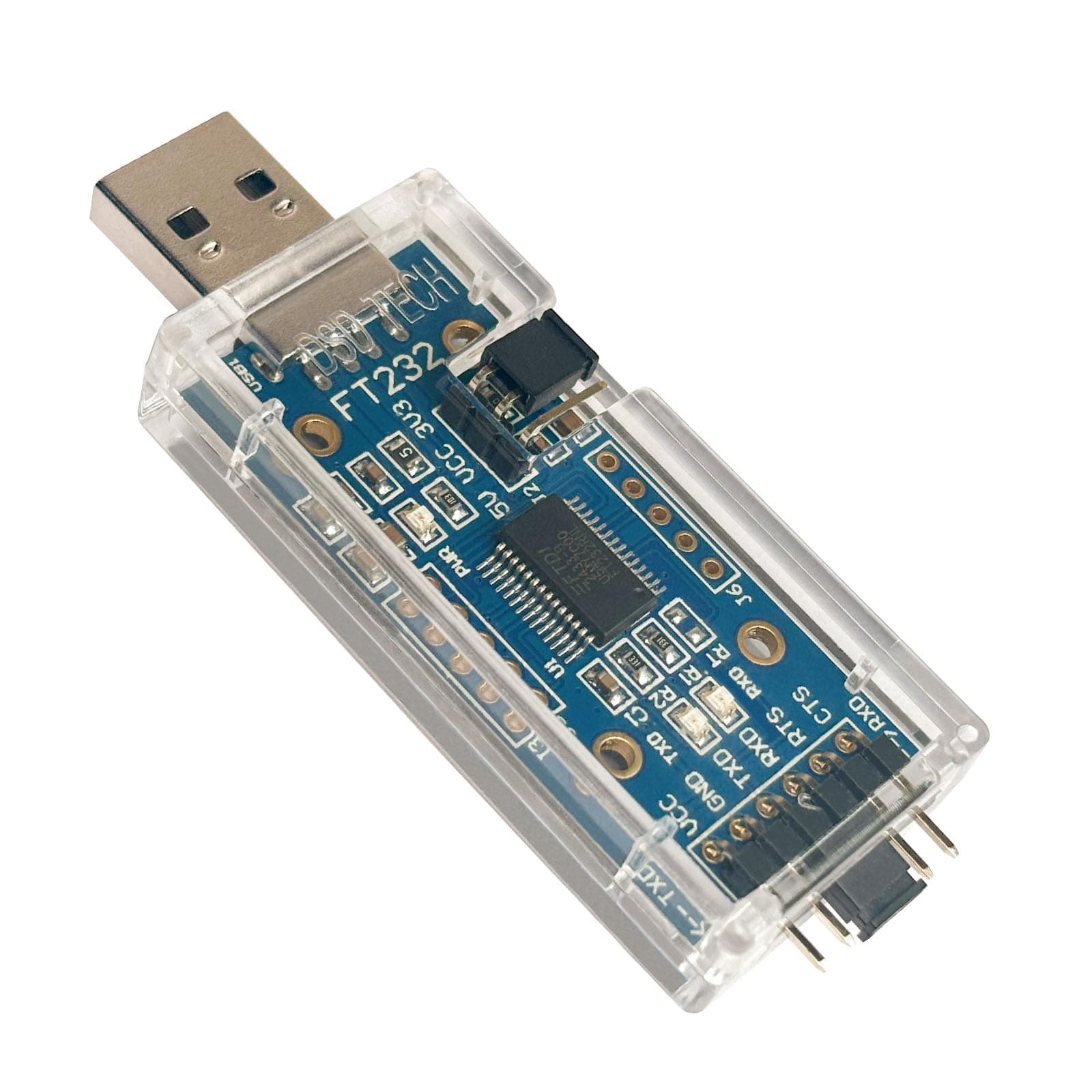 DSD TECH SH-U09C USB to TTL Serial Adapter with FTDI FT232RL Chip Compatible with Windows Mac Linux