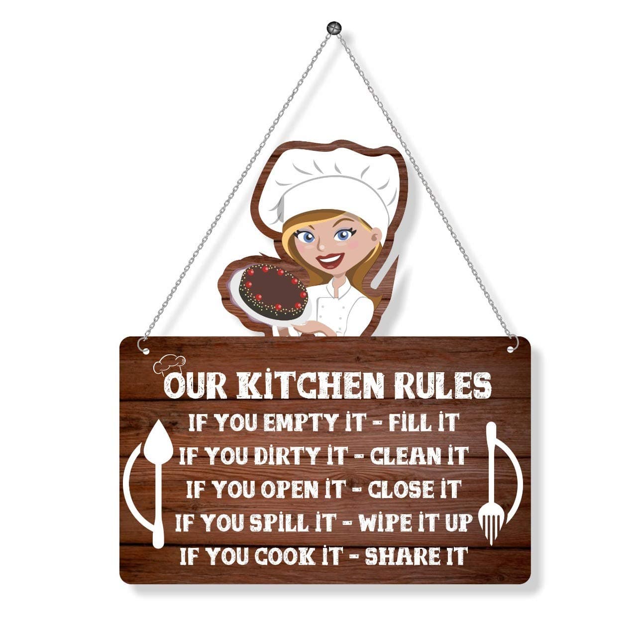 PAPER PLANE DESIGN Door Hanging Funny Quirky (Kitchen Rules)