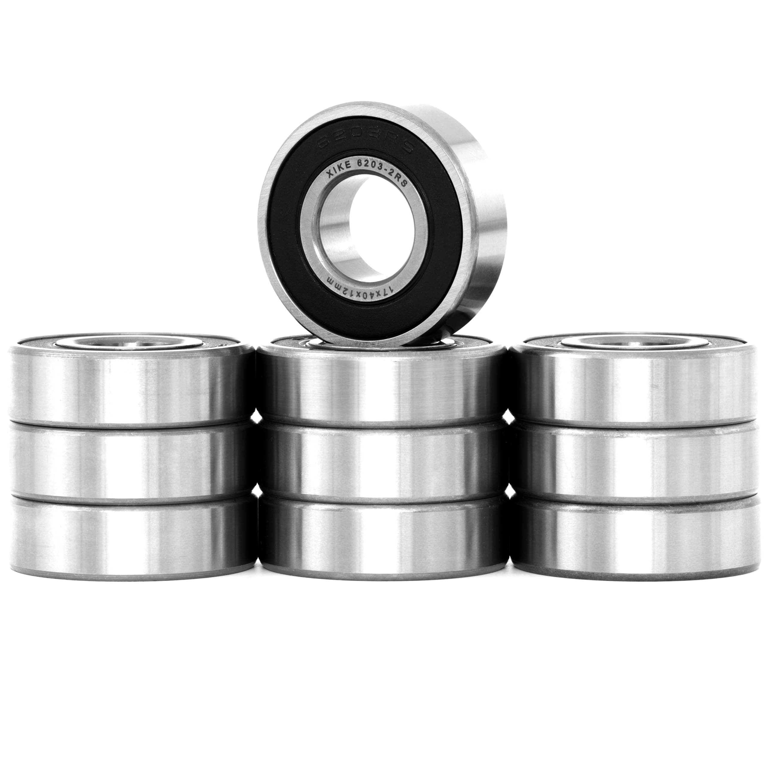 XiKe 6203-2RS Bearings 17x40x12mm