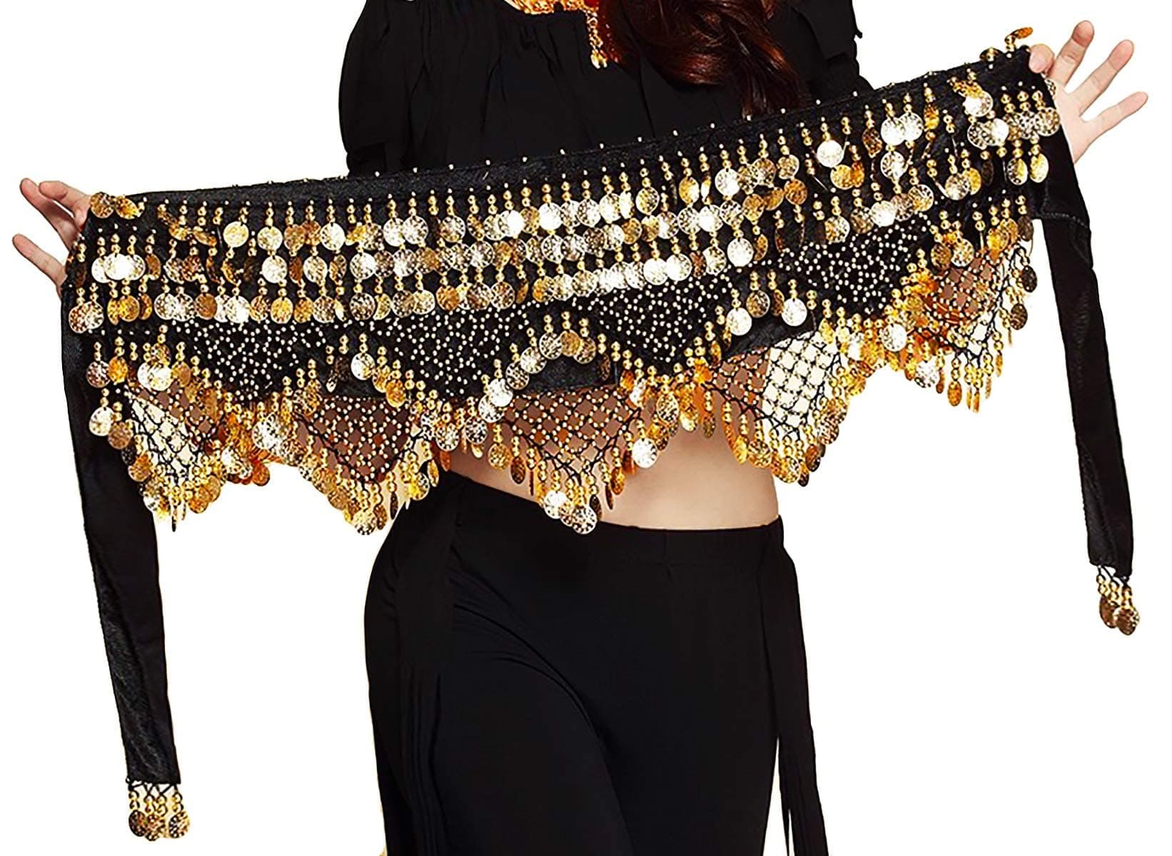 Belly Dance Hip Scarf for Women S/M/L/XL