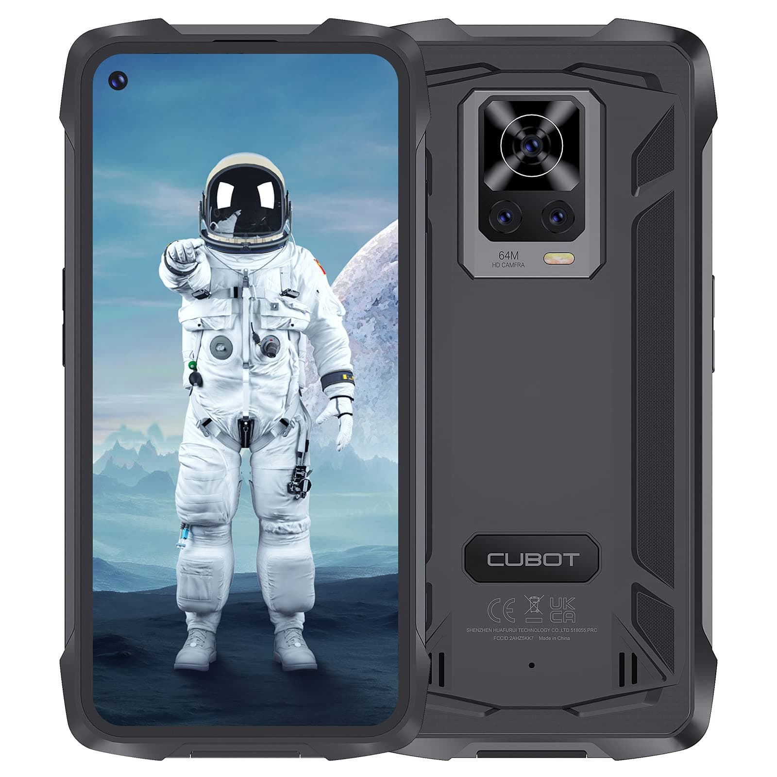 CUBOT Rugged Smartphone Unlocked, Kingkong 7 Rugged Phone Unlocked 8GB + 128GB,Cell Phone Android 11 64MP Triple Camera, 6.36" Screen FDH Smartphone 5000mAh Waterproof IP68 4G Global Band Dual SIM