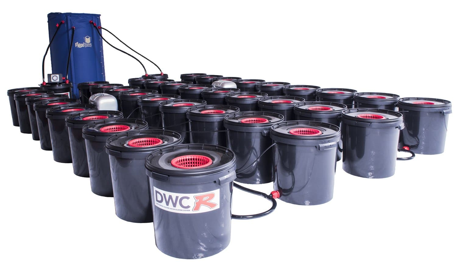 24 Pot DWC R Bubble Pot Hydroponic Deep Water Culture System