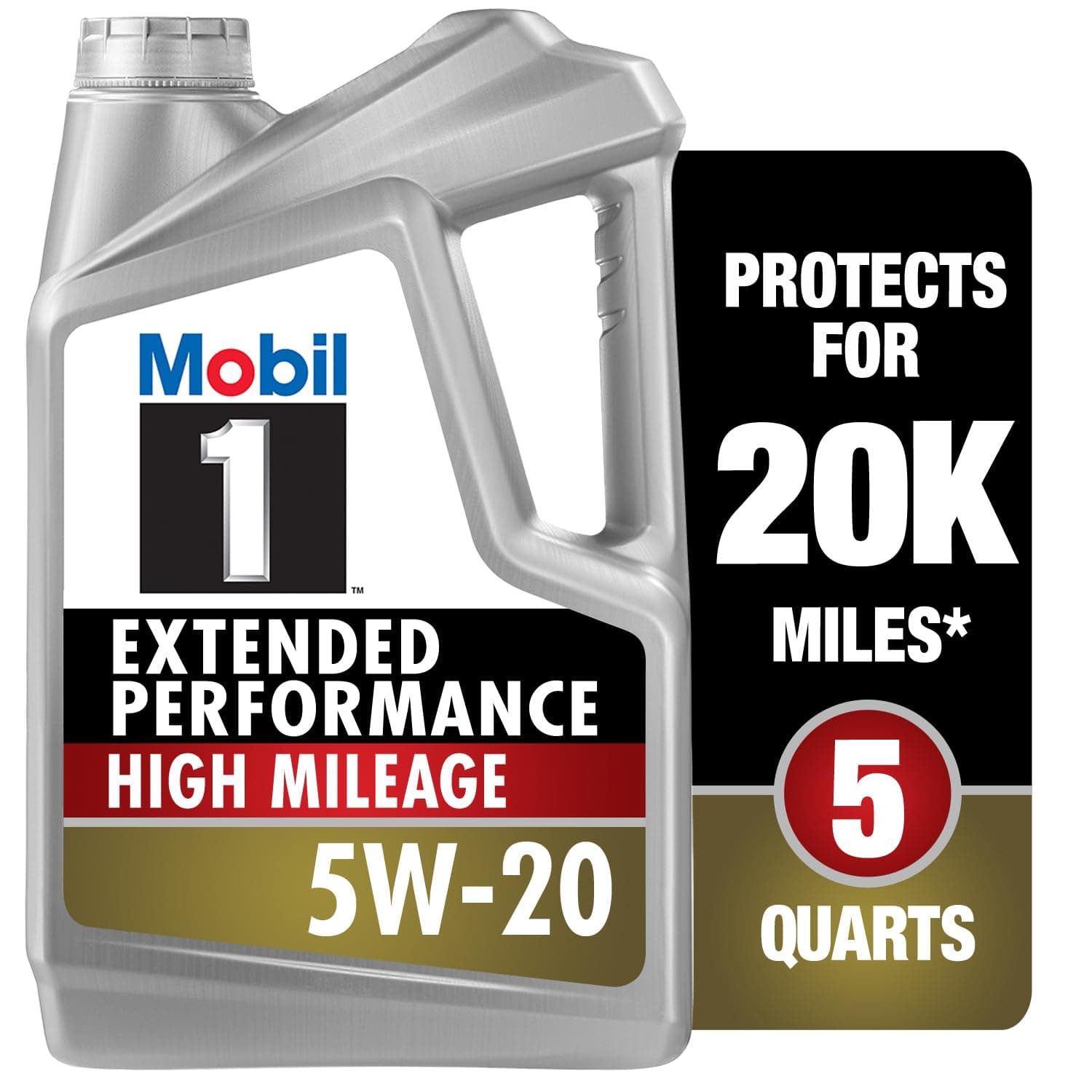 Mobil 1 Extended Performance High Mileage 5W-20; 5QT