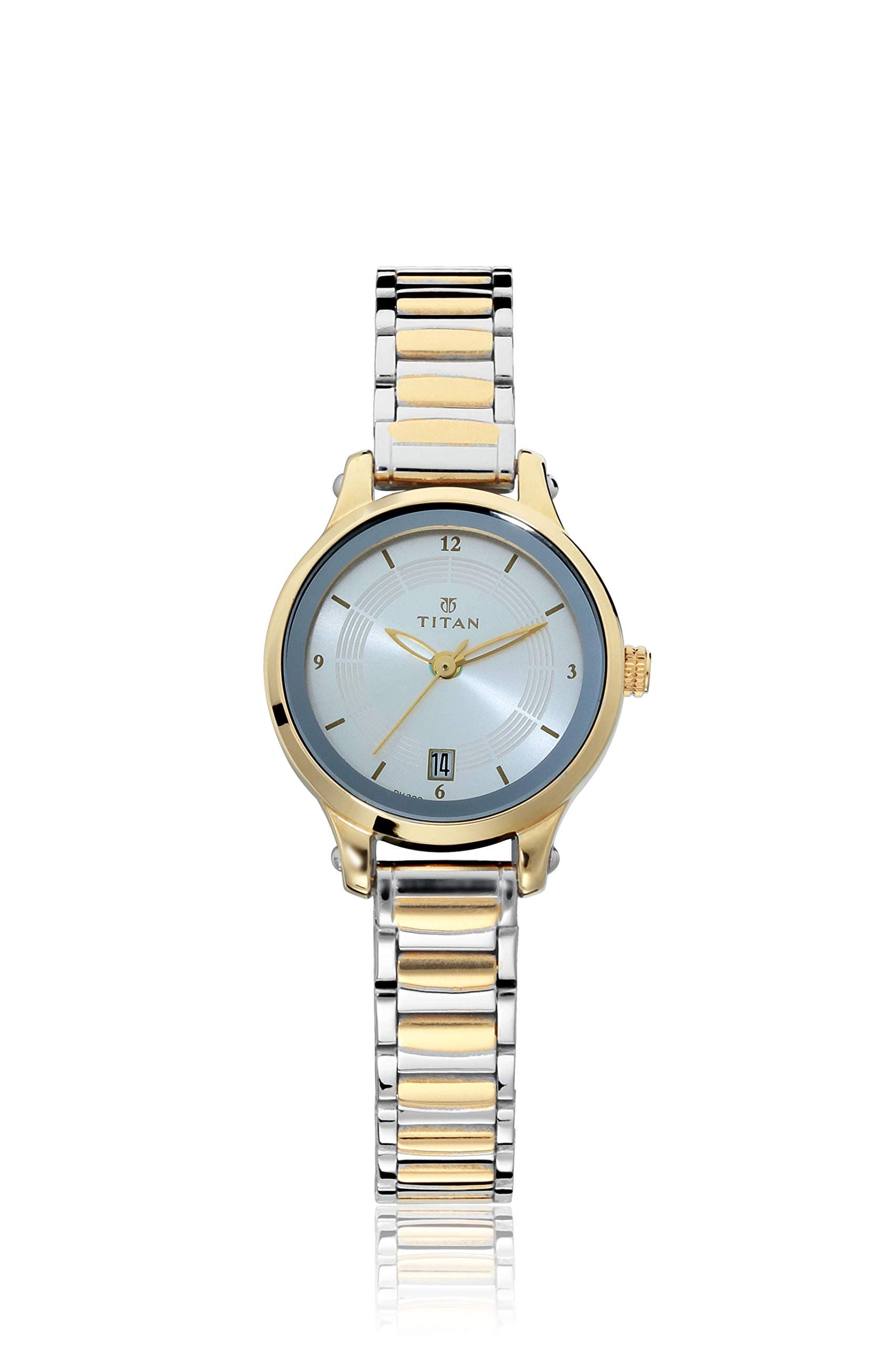 Titan Karishma Analog Silver Dial Women's Watch -NM2602BM02 / NL2602BM02