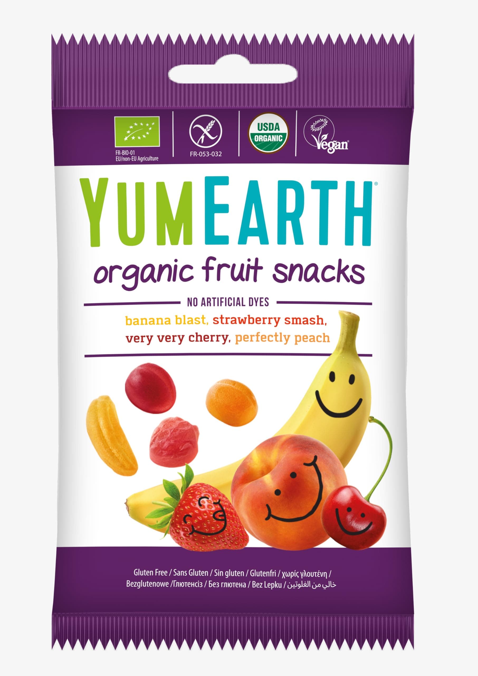 Yum Earth Organic Fruit Snack, 50 gm