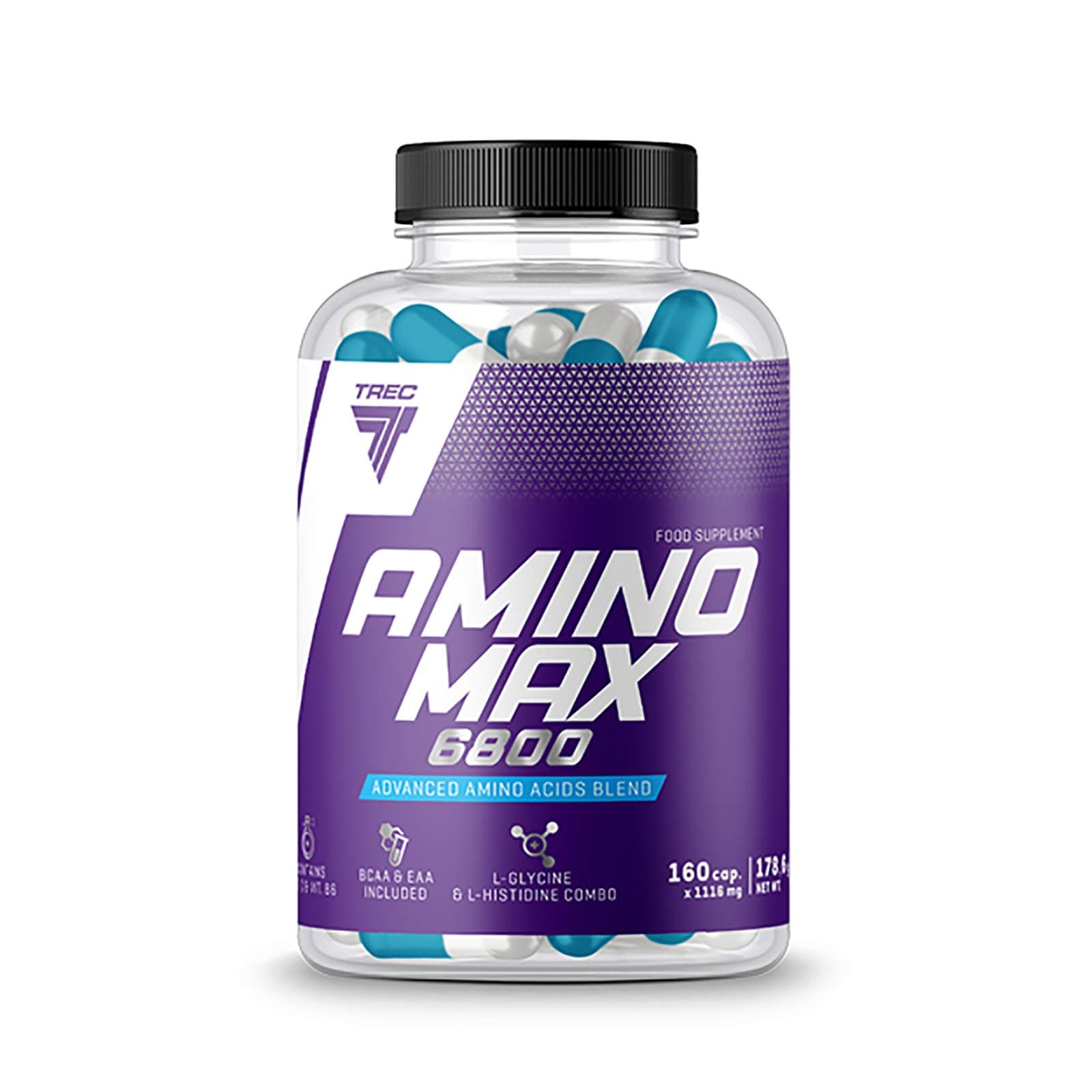 Trec Nutrition Amino Max 6800 160 caps -- Stength / Power / Mass / Definiton / High Strength
