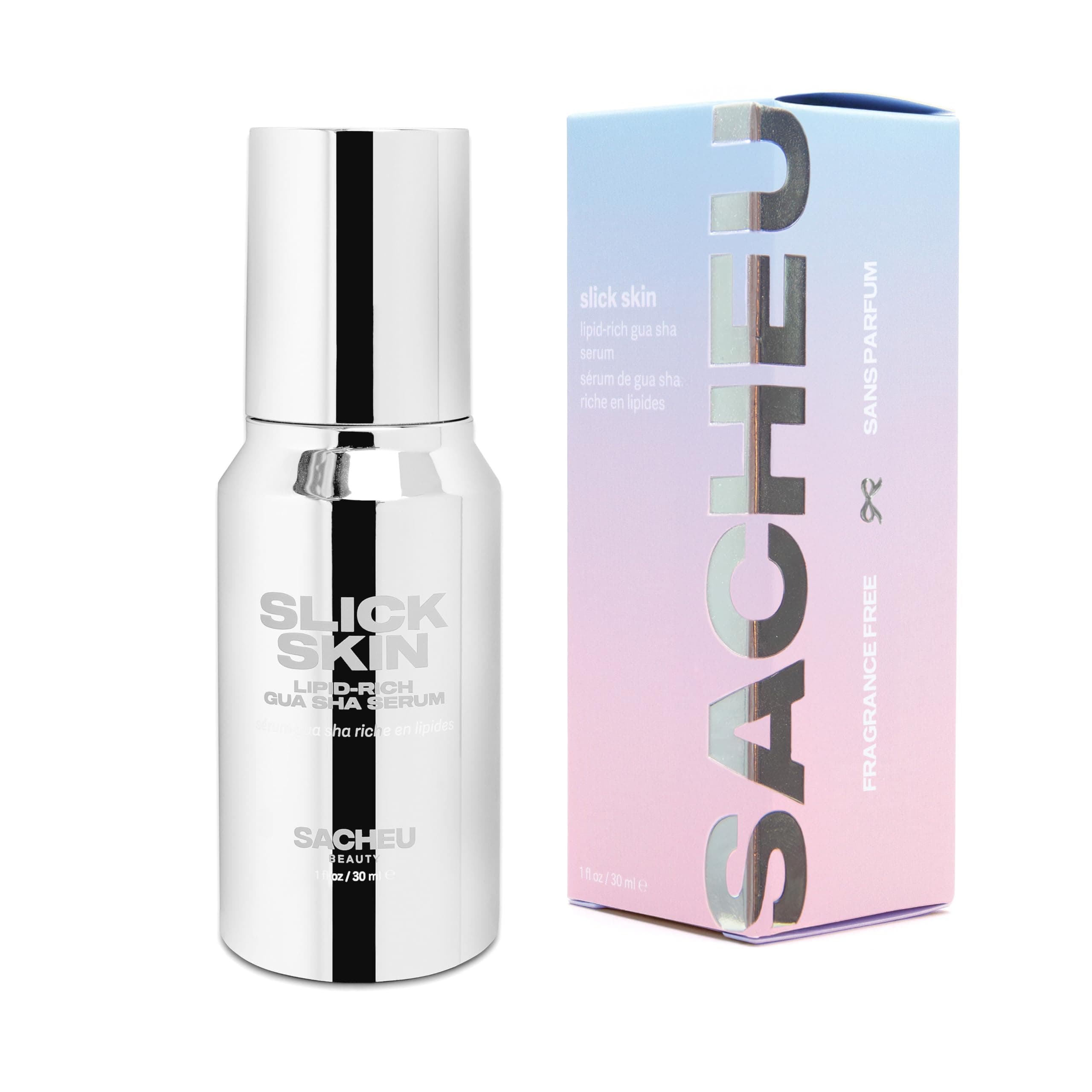 Sacheu Slick Skin - Essential Lipids Serum Preps Your Skin - Gua Sha Serum Deeply Hydrates and Nourishes - Face Serum for Healthy, Firm and Glowing Skin - Suitable for All Skin Types - 30 ml