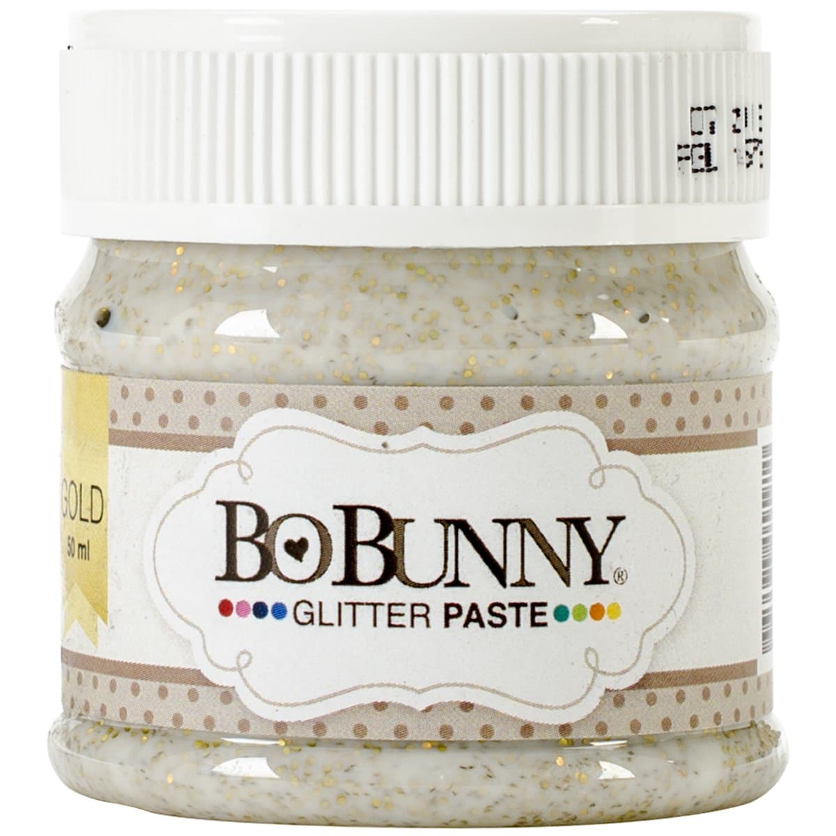 Bo Bunny Double Dot Glitter Paste, Gold