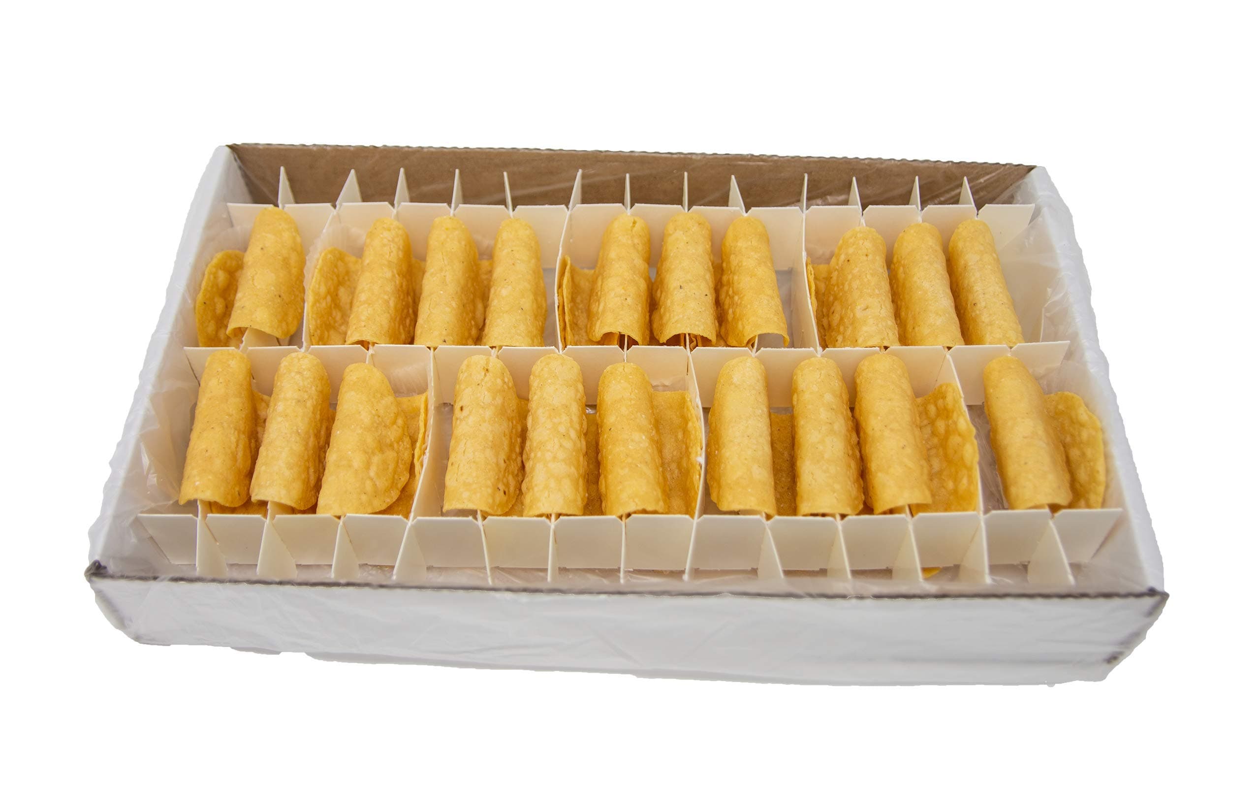 Bulk Gourmet White Corn Taco Shells - Mini (150ct) for DIY Weddings, Events, Parties, Catering, Corporate Events