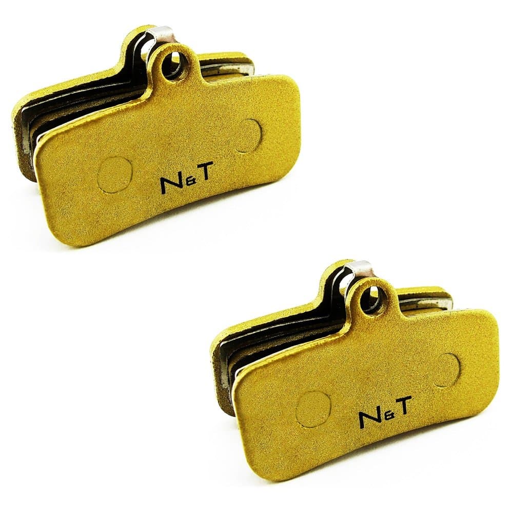 Noah And Theo2x NT-BP018/SI Sintered Disc Brake Pads fit Tektro Dorado 4P HD-E720, HD-E725, Orion 4P HD-M735 (Front Orion P 4+2 calliper only), Orion 4P HD-M745. Tektro Q10YS and Q11TS compatible.