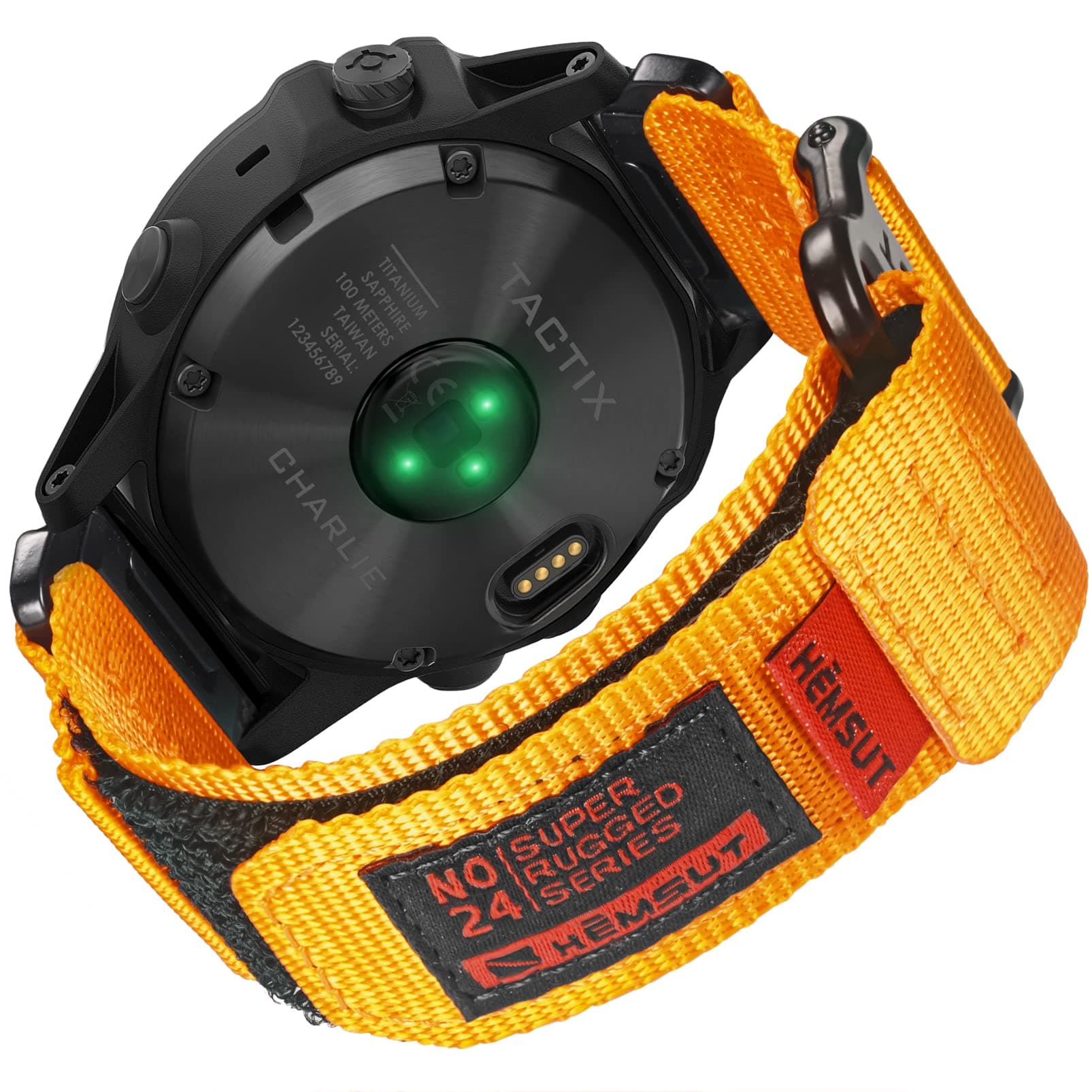 - Compatible With Garmin Watch Band, Super Rugged Nylon Sports Strap With Woven Loop Design For Fenix/Forerunner/Approach/MARQ/Quatix/D2 Series, Tough Replacement Band For Men Women