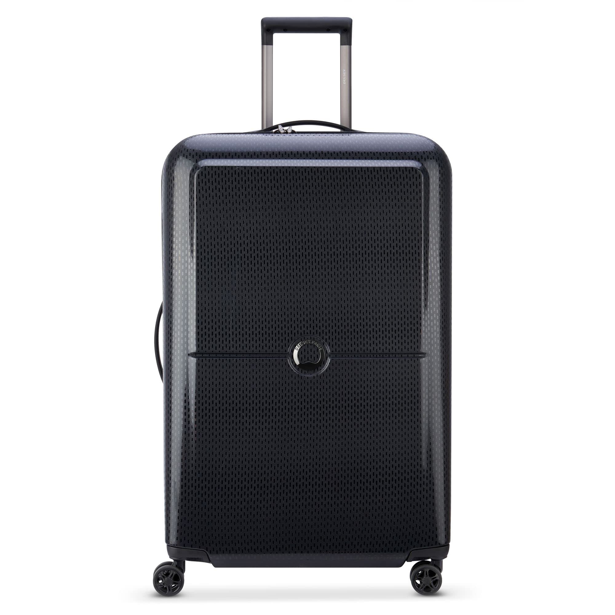 DELSEY PARISBlack TURENNE Hard Large Checked Luggage 75CM