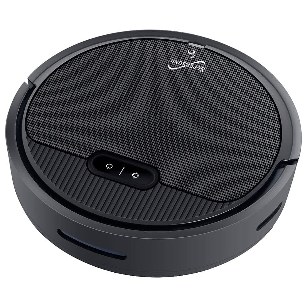 SupersonicSC-830SV Smart Robot Vacuum with Gyroscope Technology, WiFi & App Control, Alexa Compatibility, Quiet Clean, Multiple Modes, Anti-Collision, Ultra-Quiet Operation, HEPA Filter
