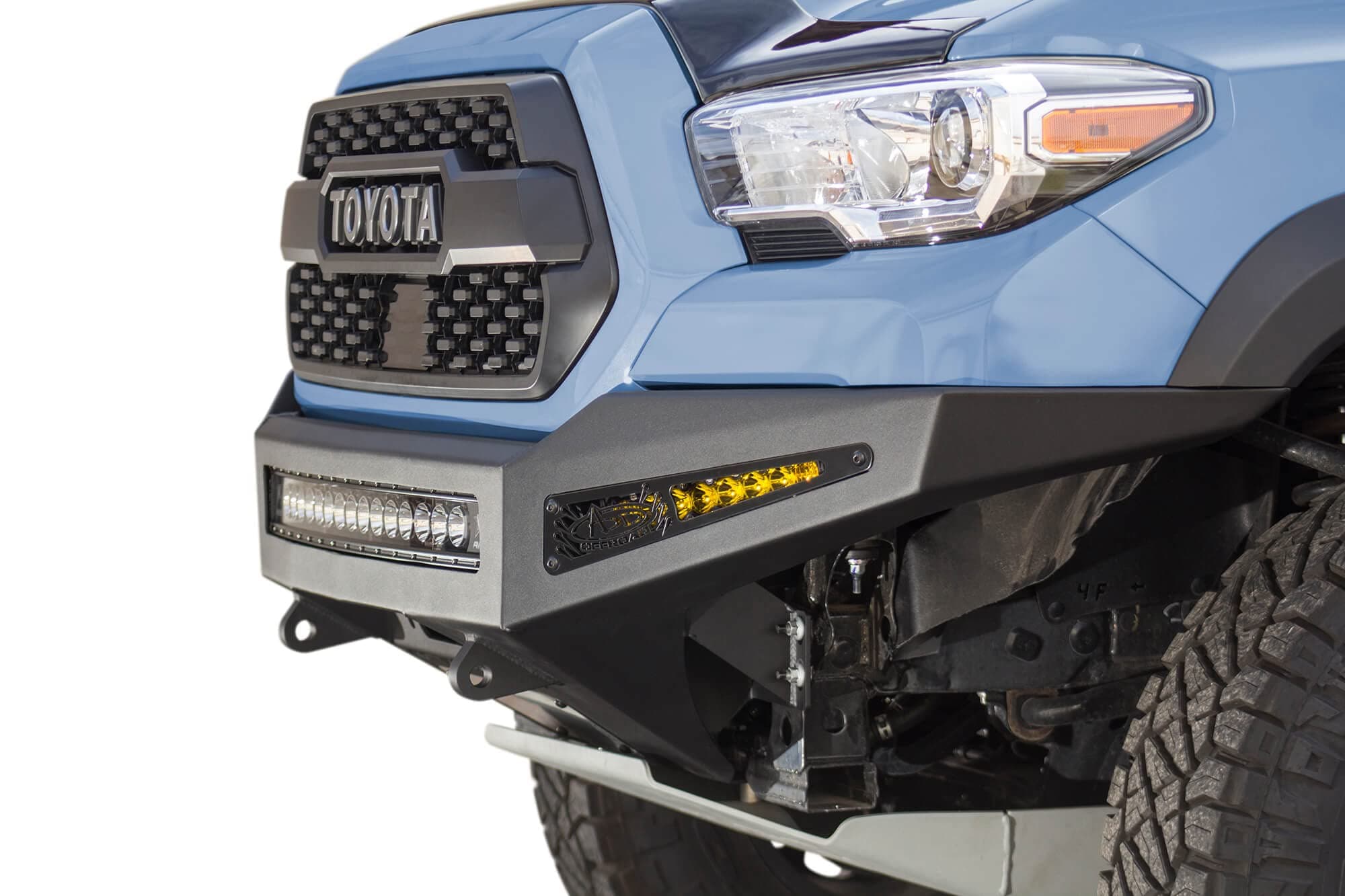 Addictive Desert DesignsF687382730103 2016-2023 Toyota Tacoma HoneyBadger Winch Front Bumper