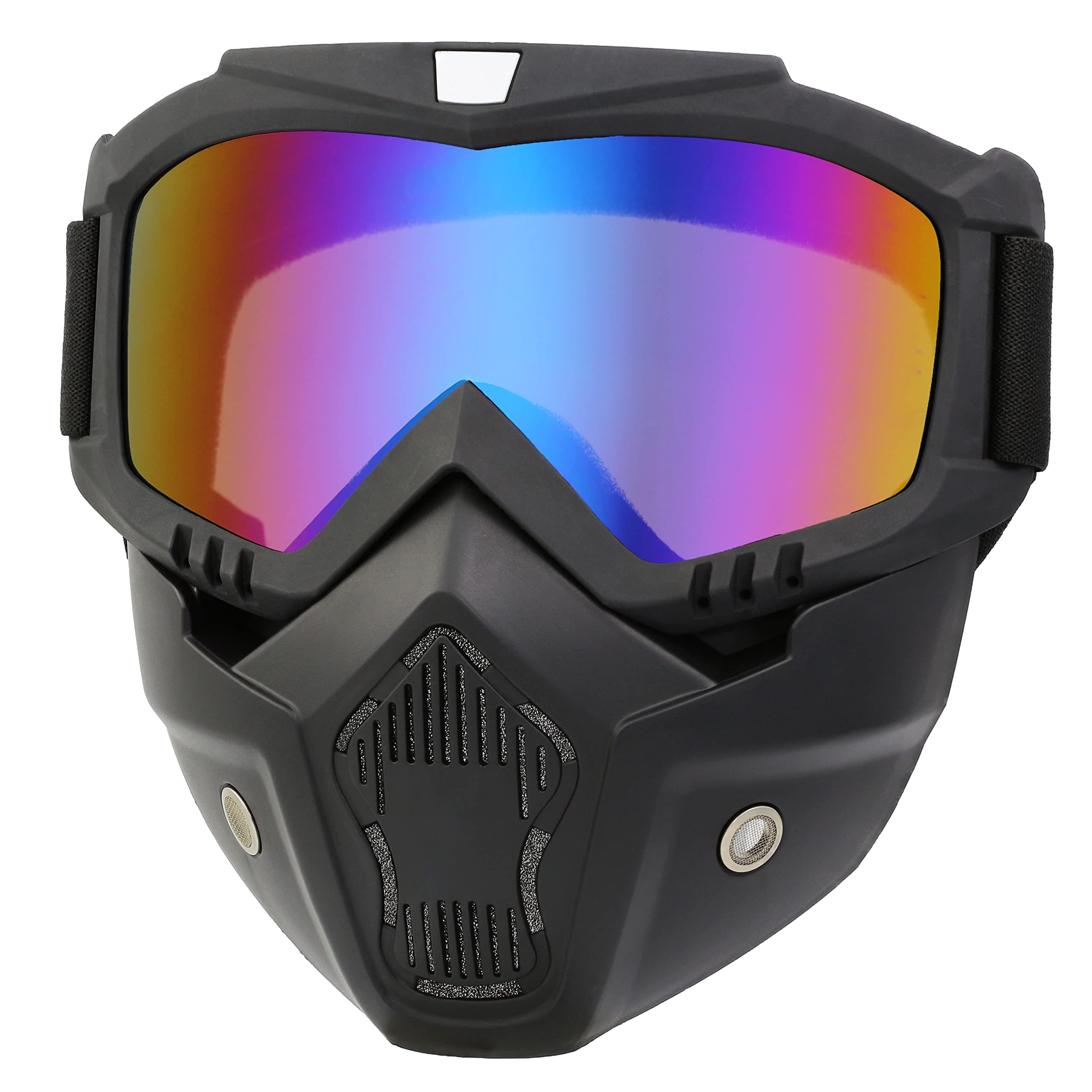 Motorcycle Face Mask Full Face,Dirt Bike Goggles Motocross, ATV, Offroad, Riding Racing Goggles for Men Women