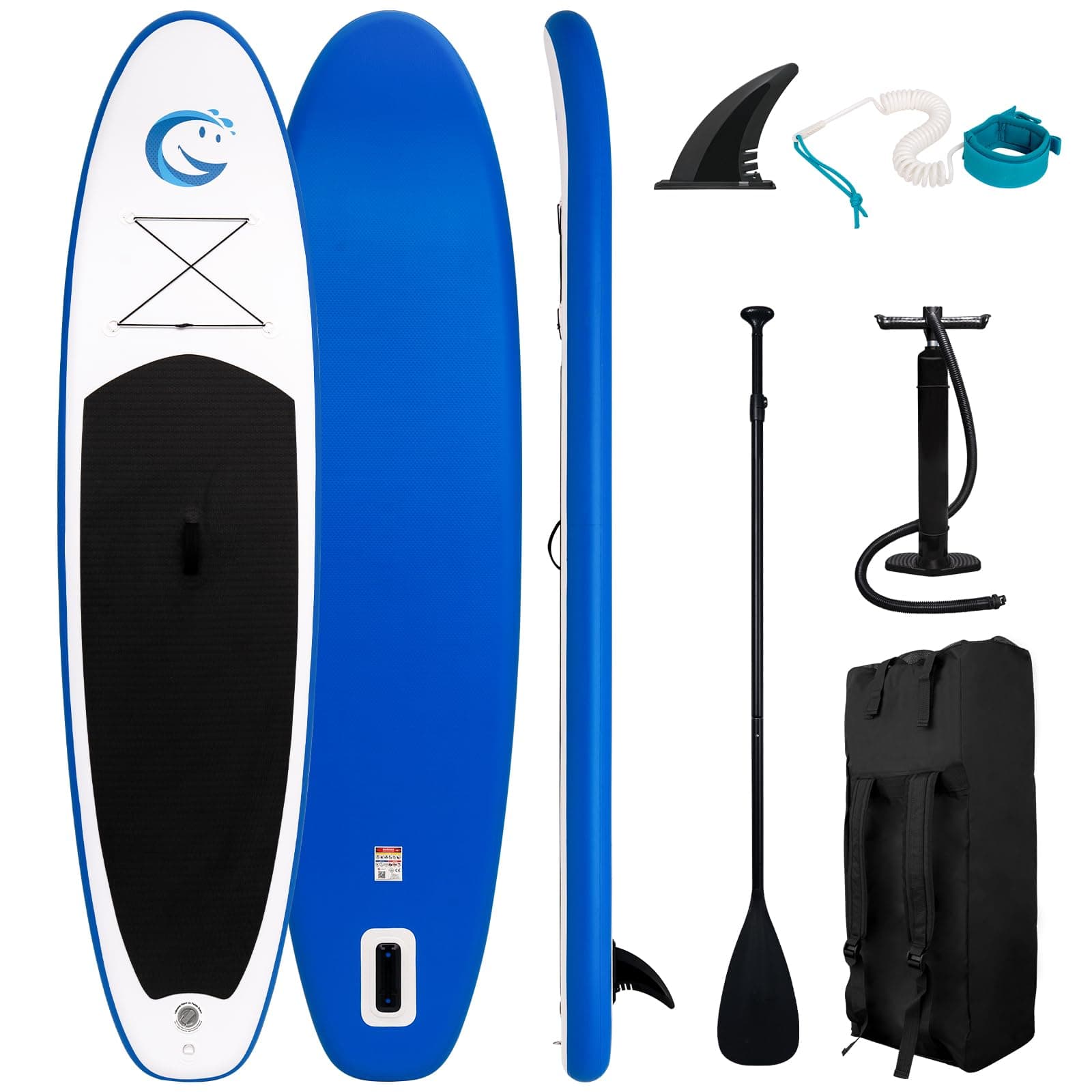 – FunWater Inflatable Stand Up Paddle Board Ultra-Light PaddleBoards with SUP,3 Fins,Adj Paddle,Pump,Backpack,Leash