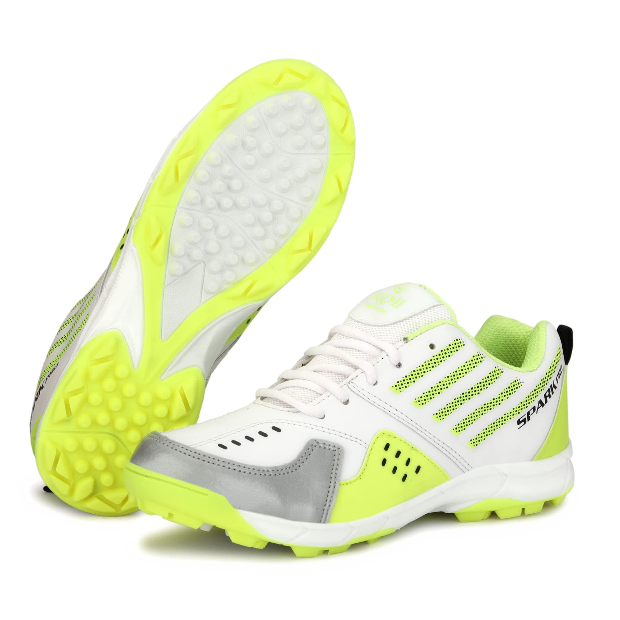 PRO KVHMen's Durable and Lightweight Advanced Cricket Shoe with Enhanced Traction and Grip, Parrot, 43.5 EU