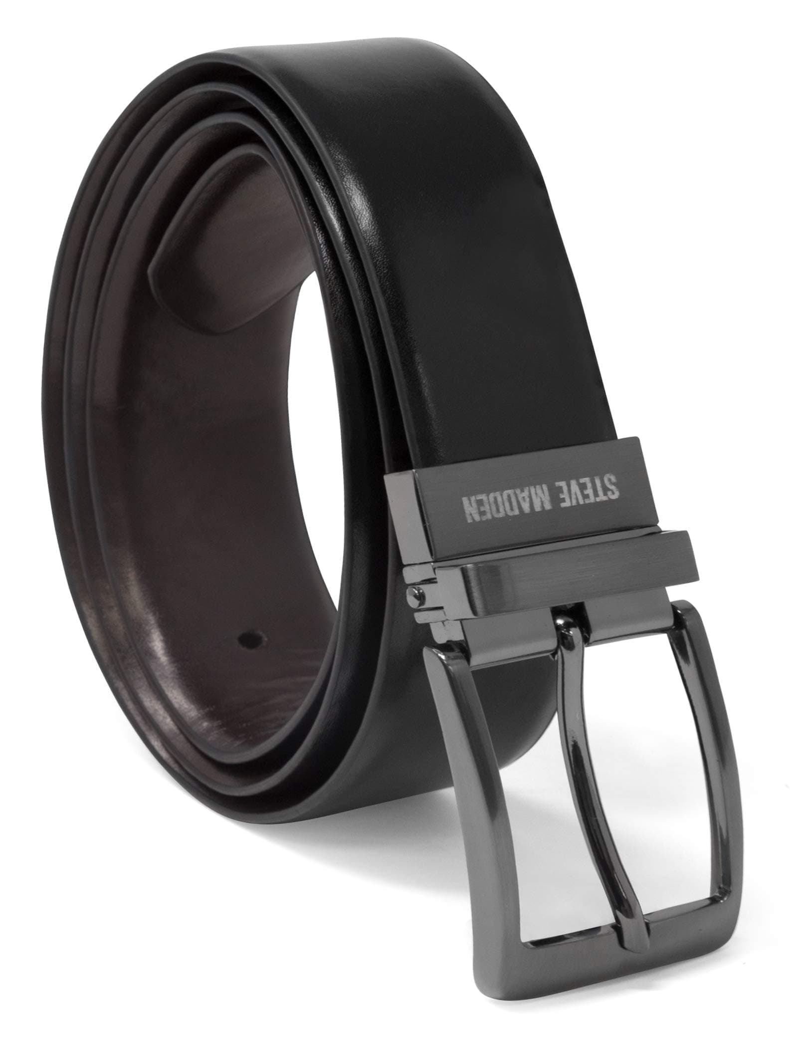 Steve Madden mens Dress Casual Every Day Leather Belt Belt
