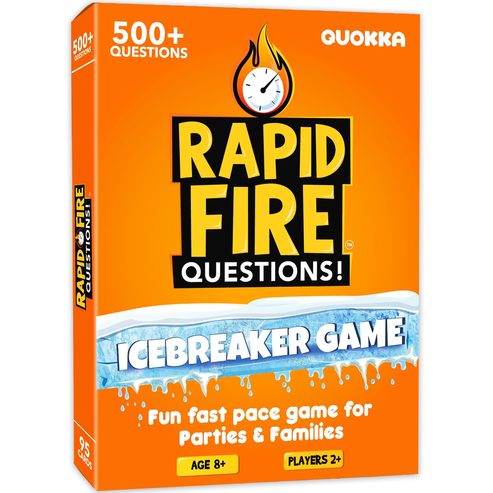 QUOKKA Card Games For Kids & Adults - Conversations With Friends - Icebreaker Party Games - Fun Family Board Games - Diverse and Wide Range of Topics To Learn New Things About Friends