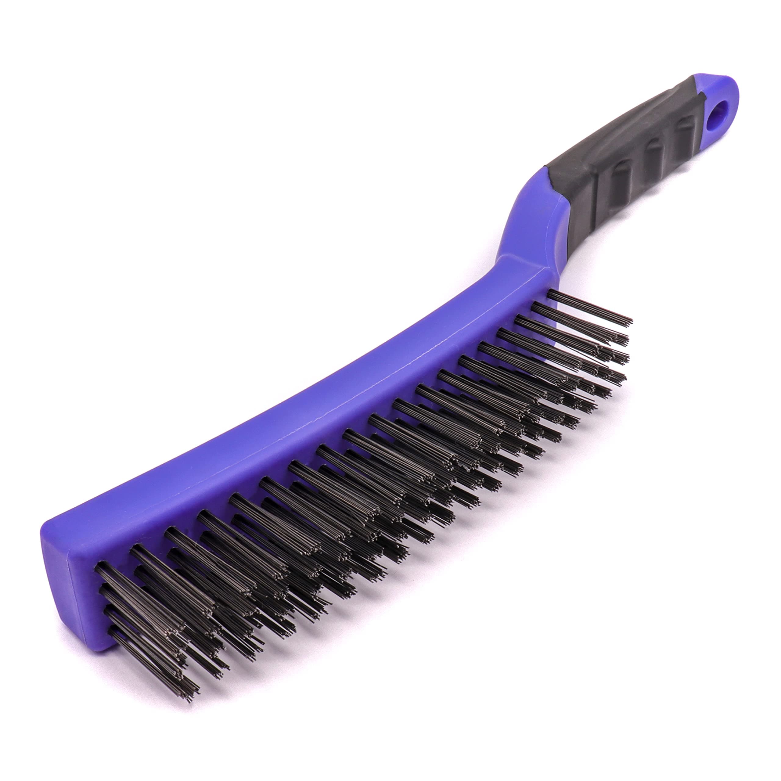 COTTAM Wire Brush | 4 Row | Comfort Grip (Carbon Steel)