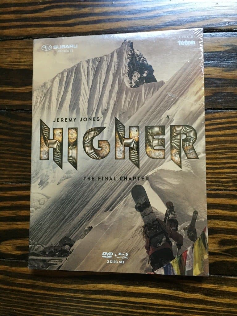 Jeremy Jones Higher DVD & Blu Ray by TGR