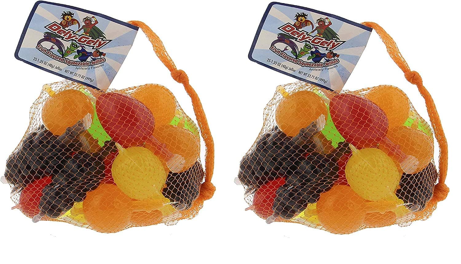 Dely-Gely Fruit Jelly - Gelatina De Frutas 50 Units