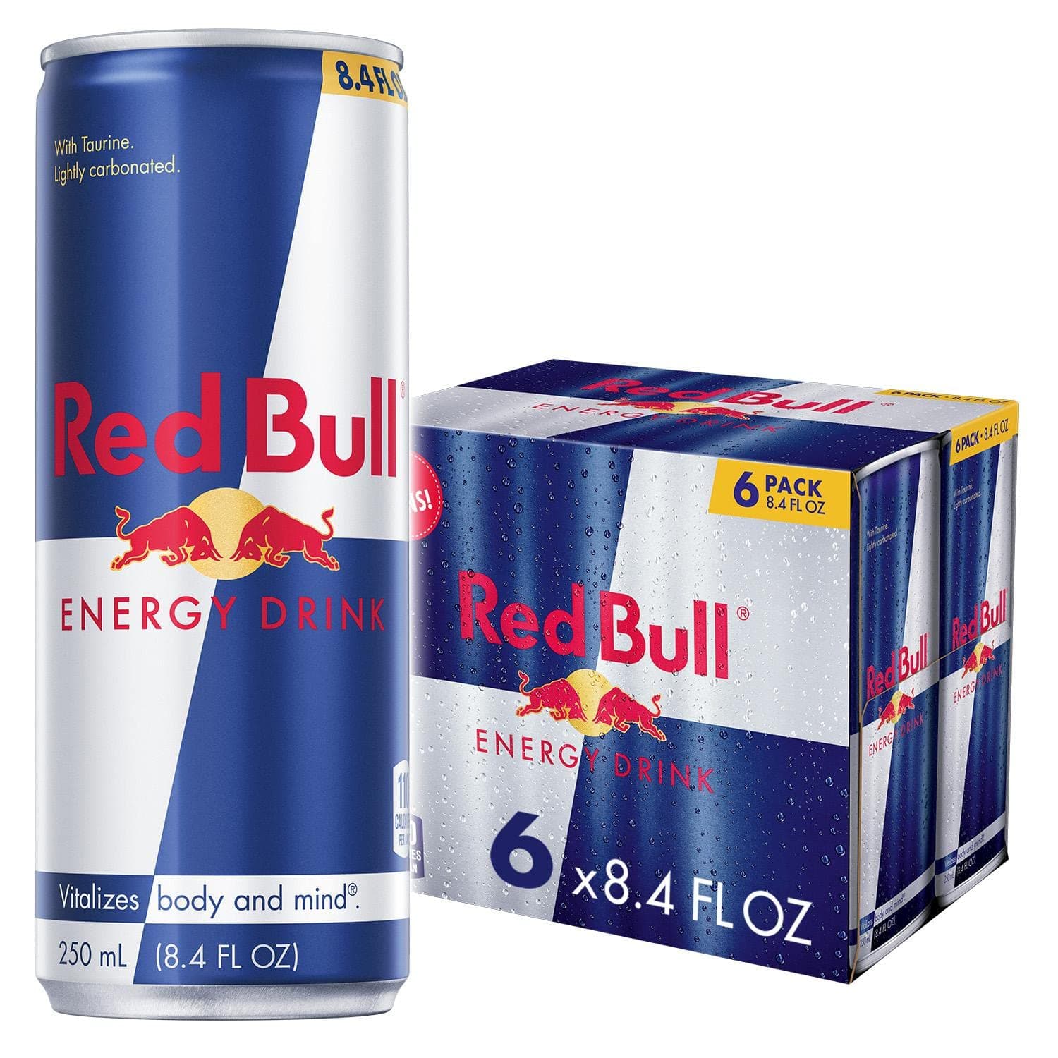 Red Bull Energy Drink, Original, 8.4 Fl Oz (6 Pack)