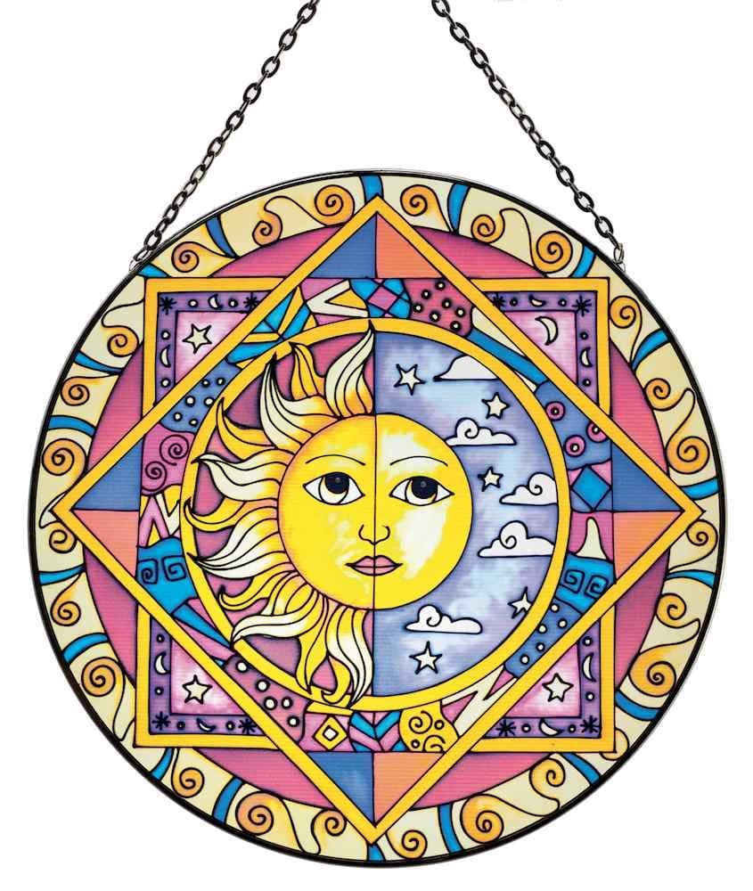 Sun/Moon 10" Round Suncatcher