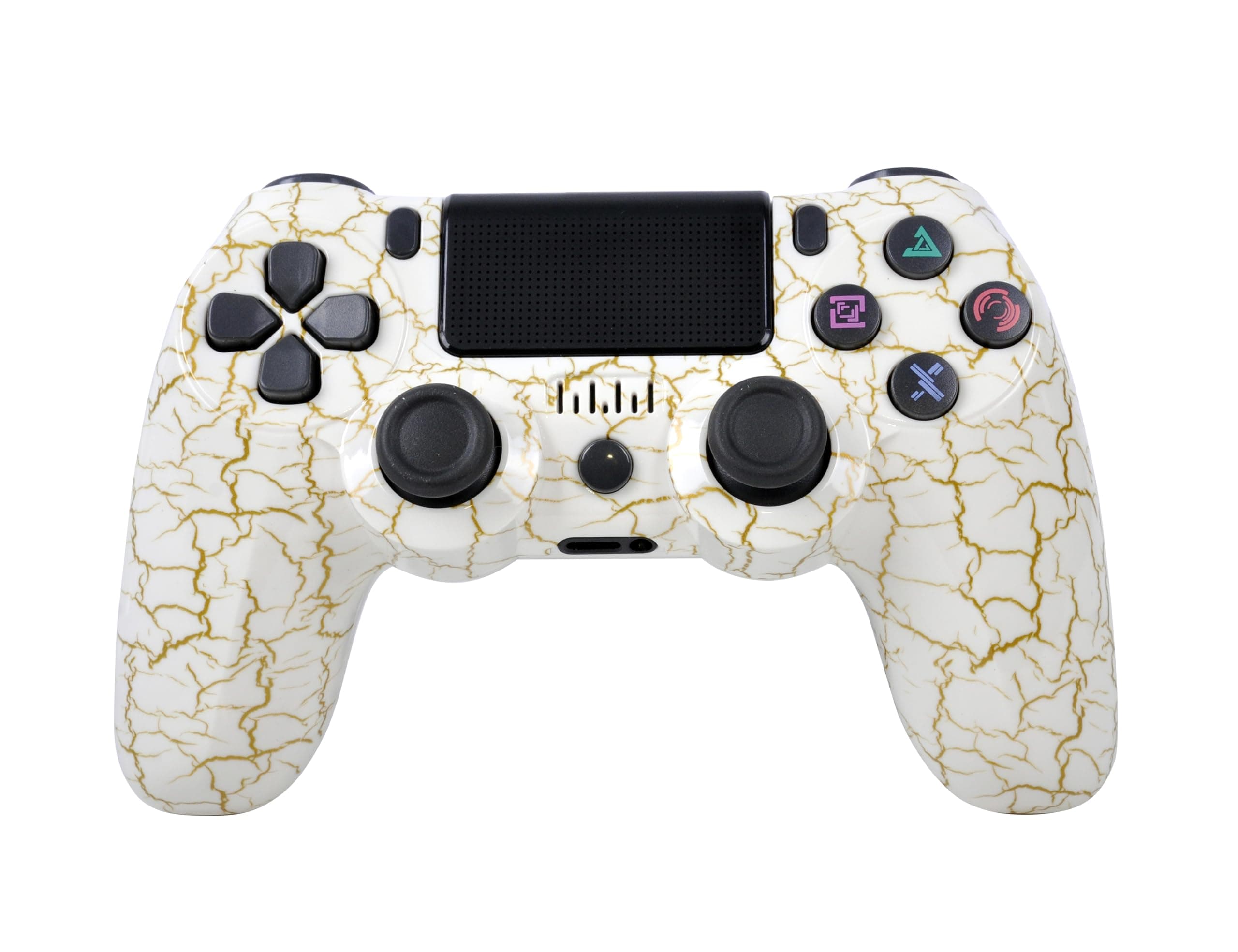Premium Wireless Controller For PS-4 Playingstation 4 With sensor MotionComatable with Slim/PC/Pro (OFF WHITE)