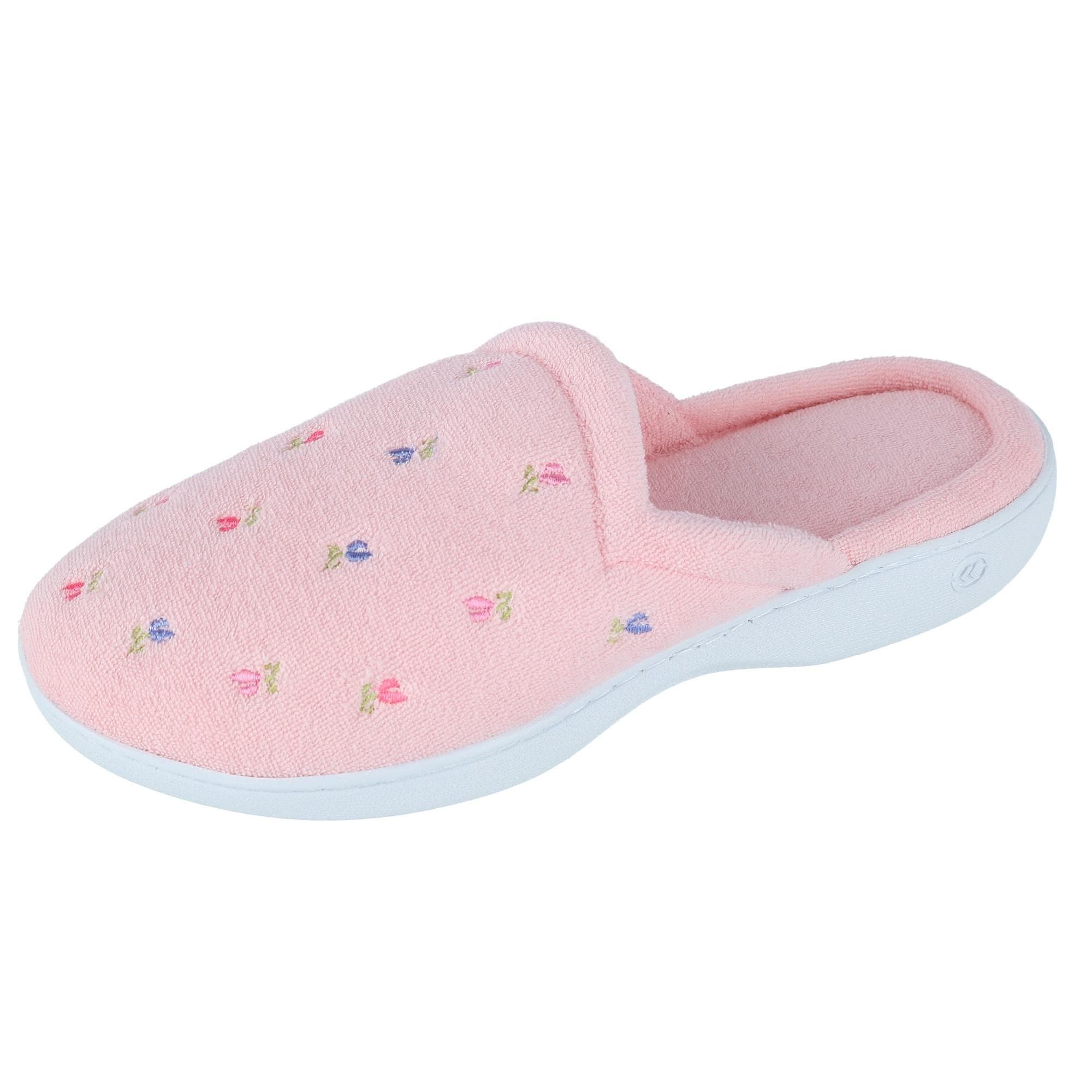 isotonerWomen's Embroidery Slip on Slipper