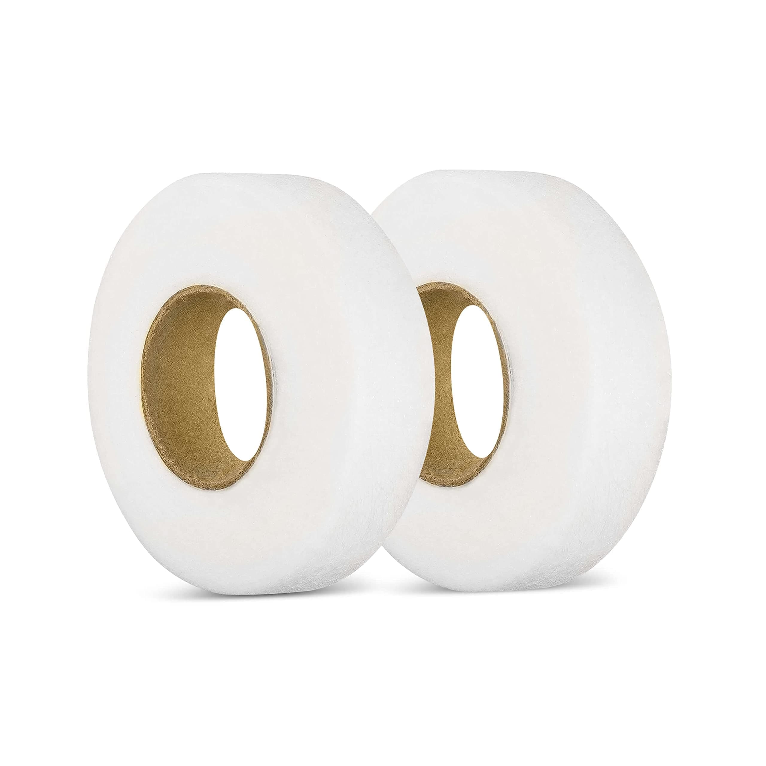 Iron-On Fabric Tape White Heavy Duty Fusible Adhesive Hemming Strip to Repair Curtains, Clothes, Pants, Pillow Case, Uniform - No Sewing (0.78-inch, 70 Yard)