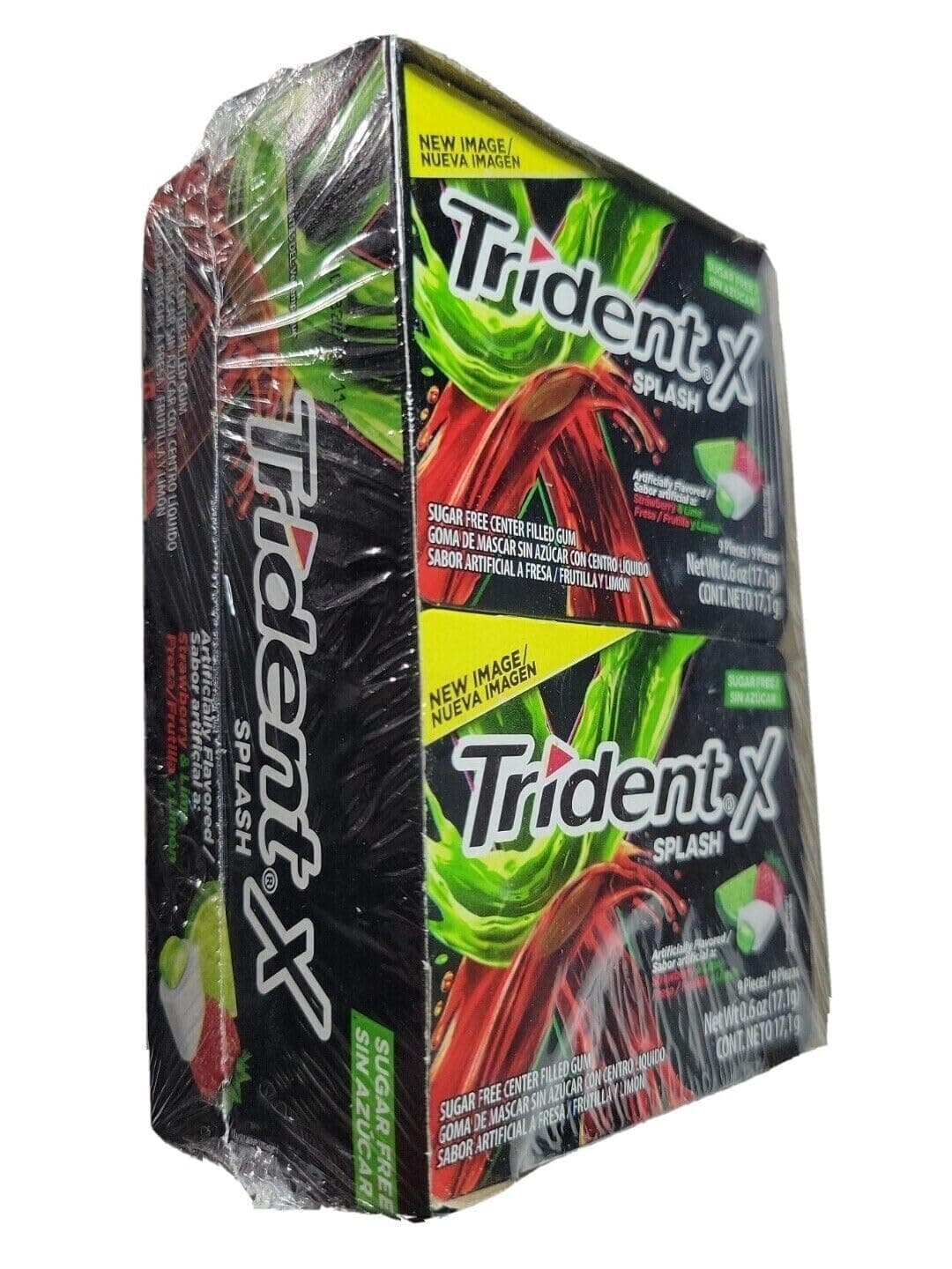Trident Splash Gum, Strawberry Lime, 9-Pieces(Pack of 10) by Trident