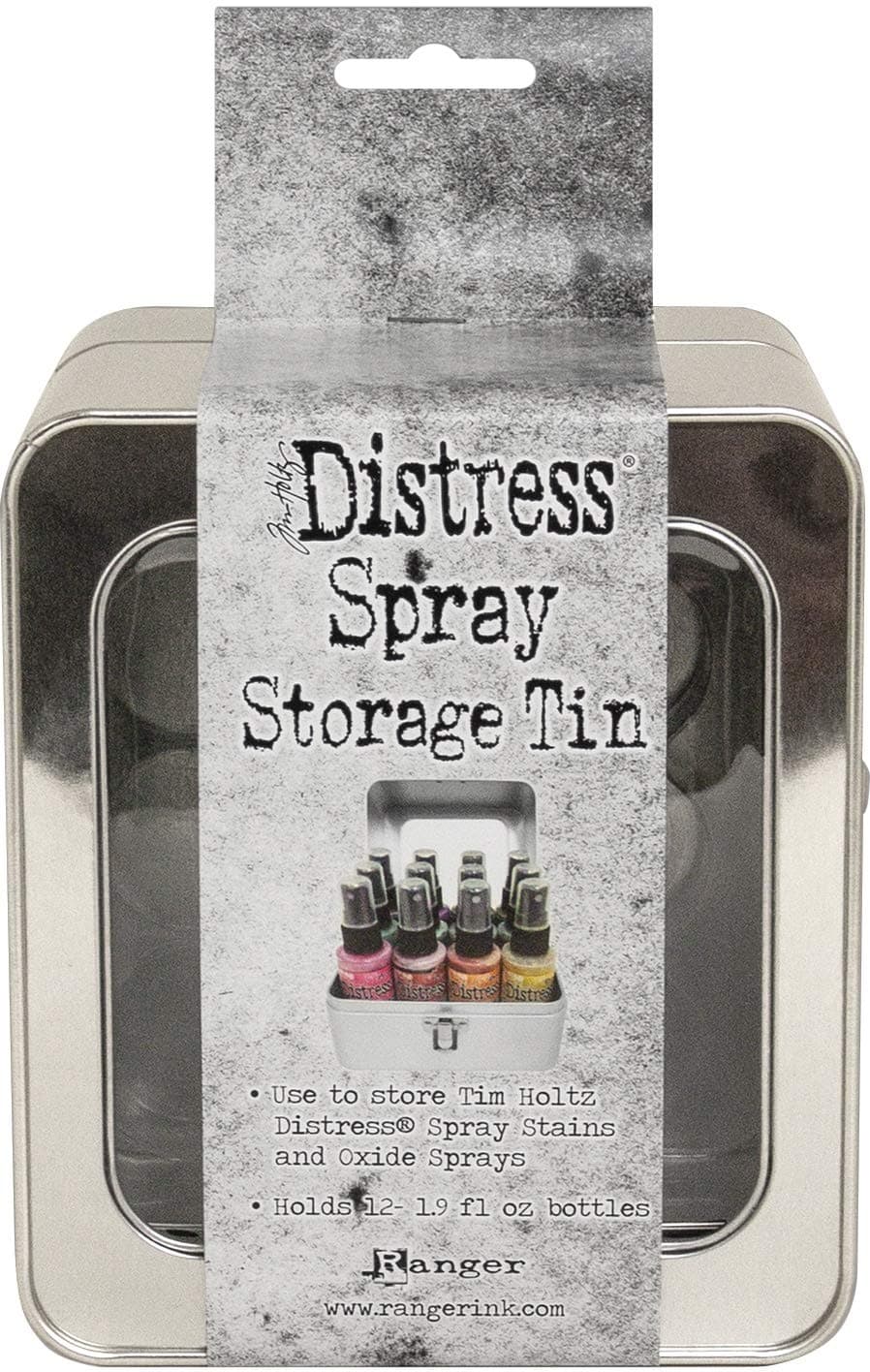 Ranger Distress Spray TIN Holds 12, Aluminum, One Size