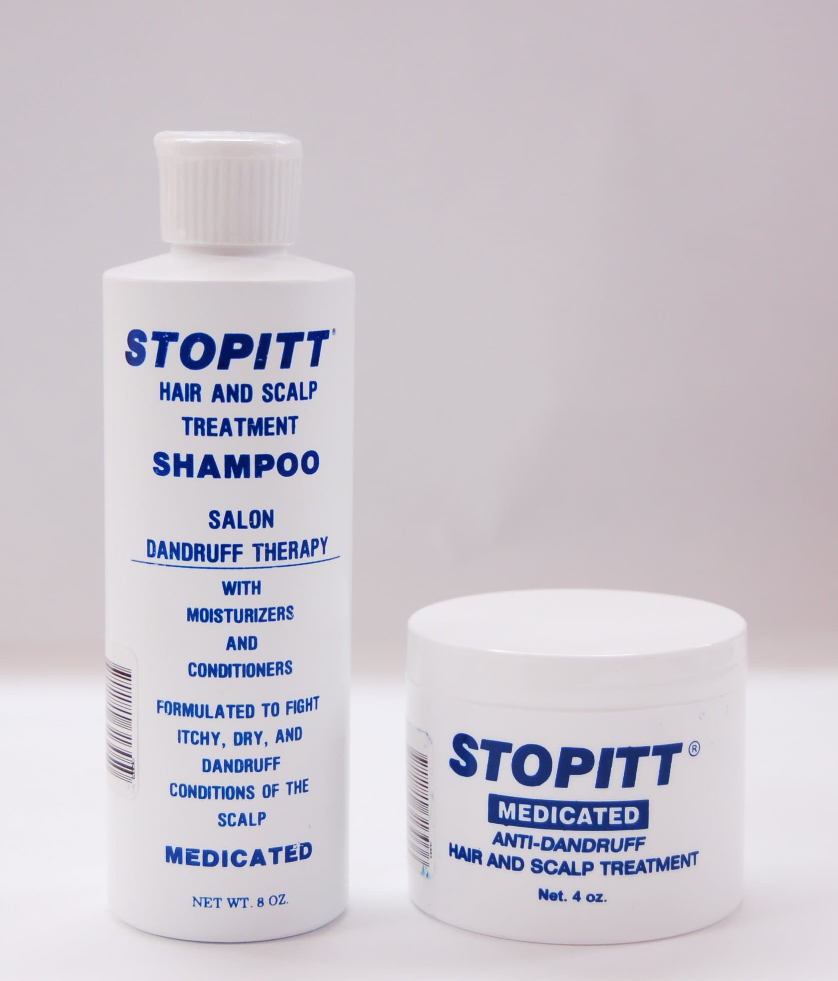 Medicated Shampoo 8oz + Anti-dandruff Hair and Scalp Treatment 4 Oz