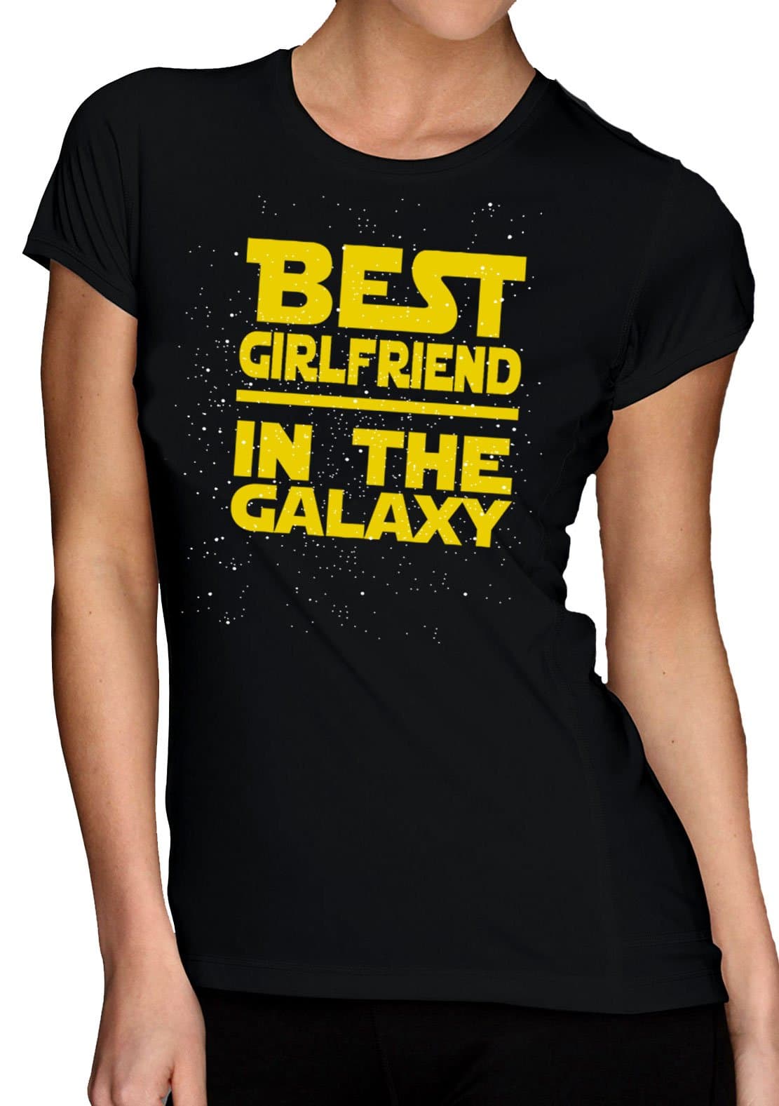 Best Girlfriend in The Galaxy T-Shirt - Star Wars Themed Birthday