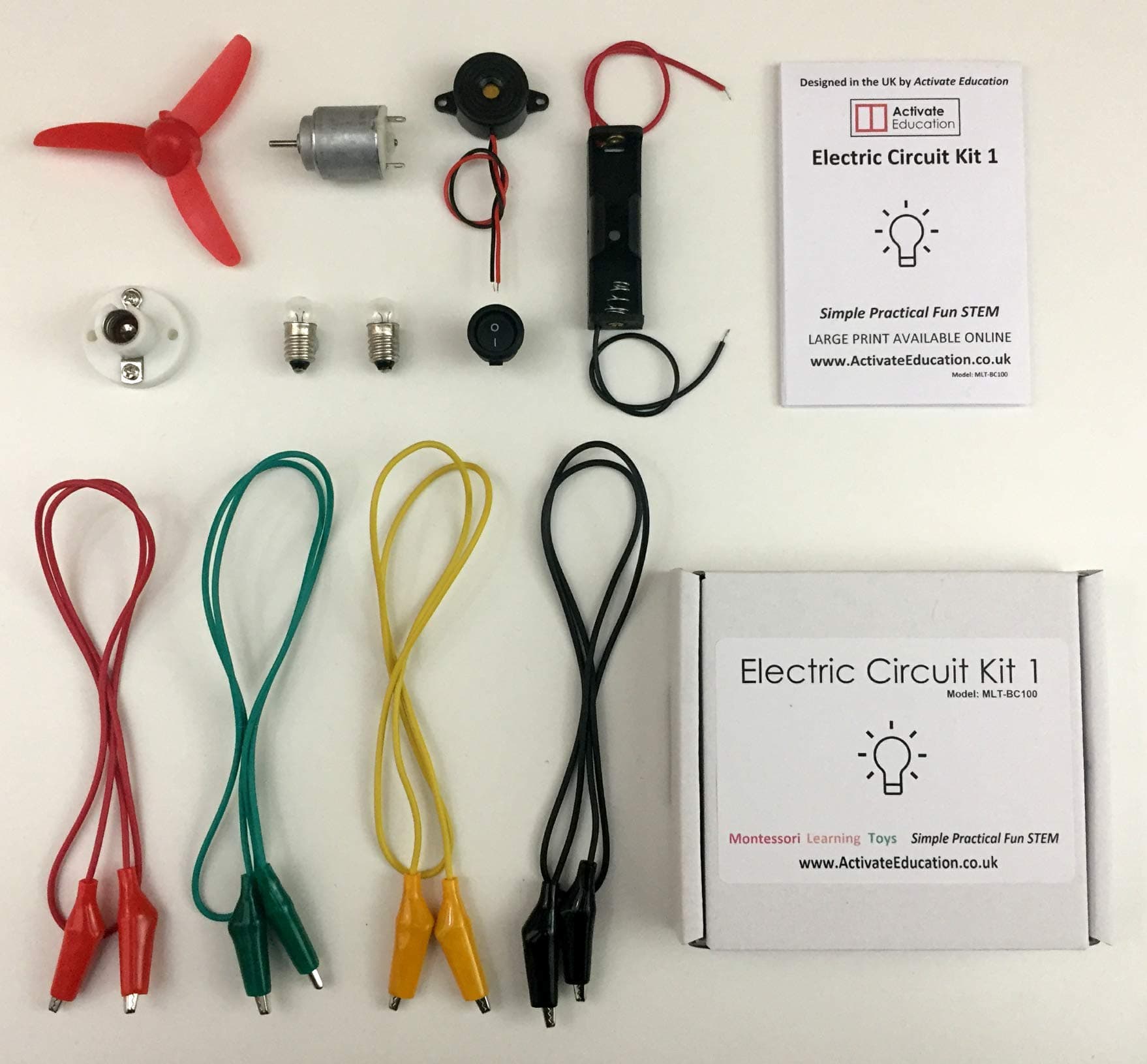 Montessori Learning Toys - Electric Circuit Kit 1
