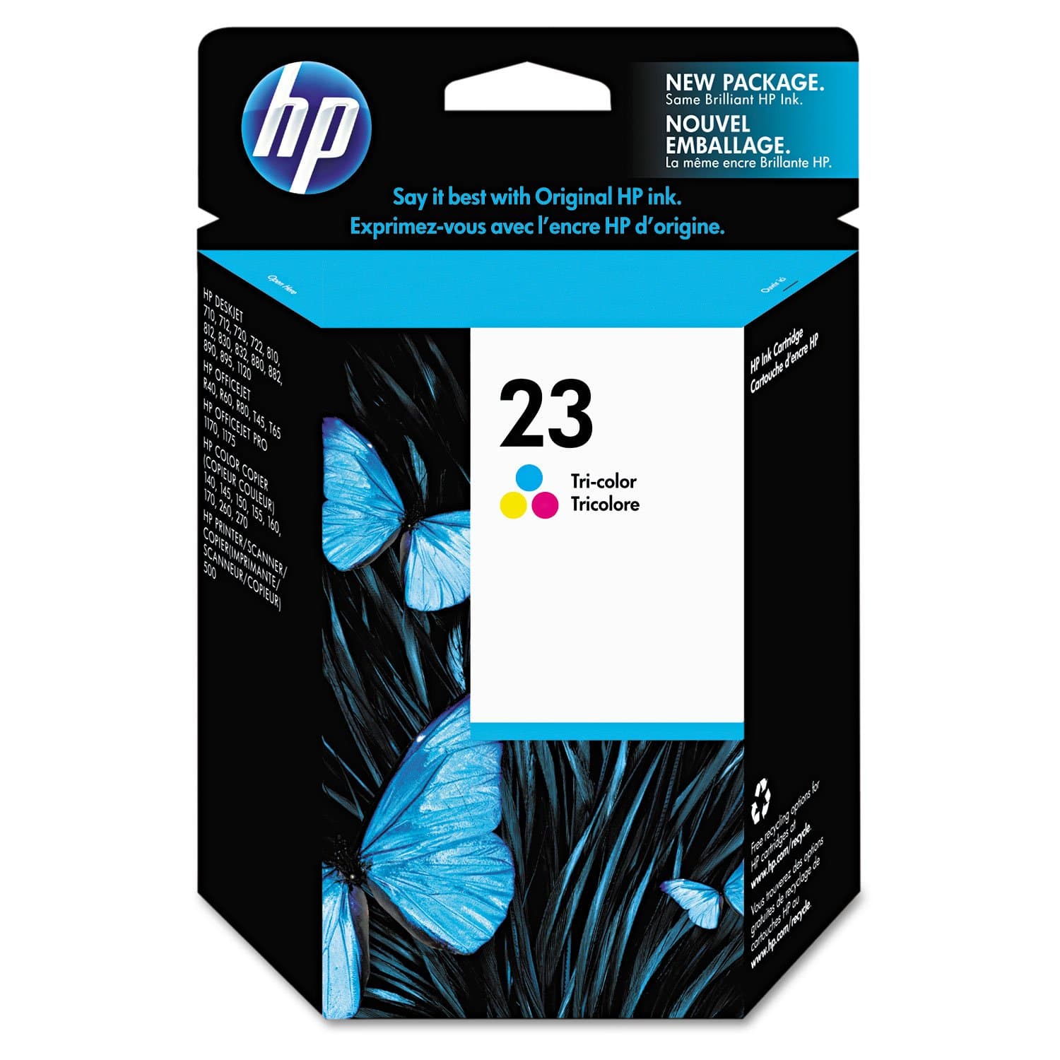 HP 23 | Ink Cartridge | Tri-color | C1823D