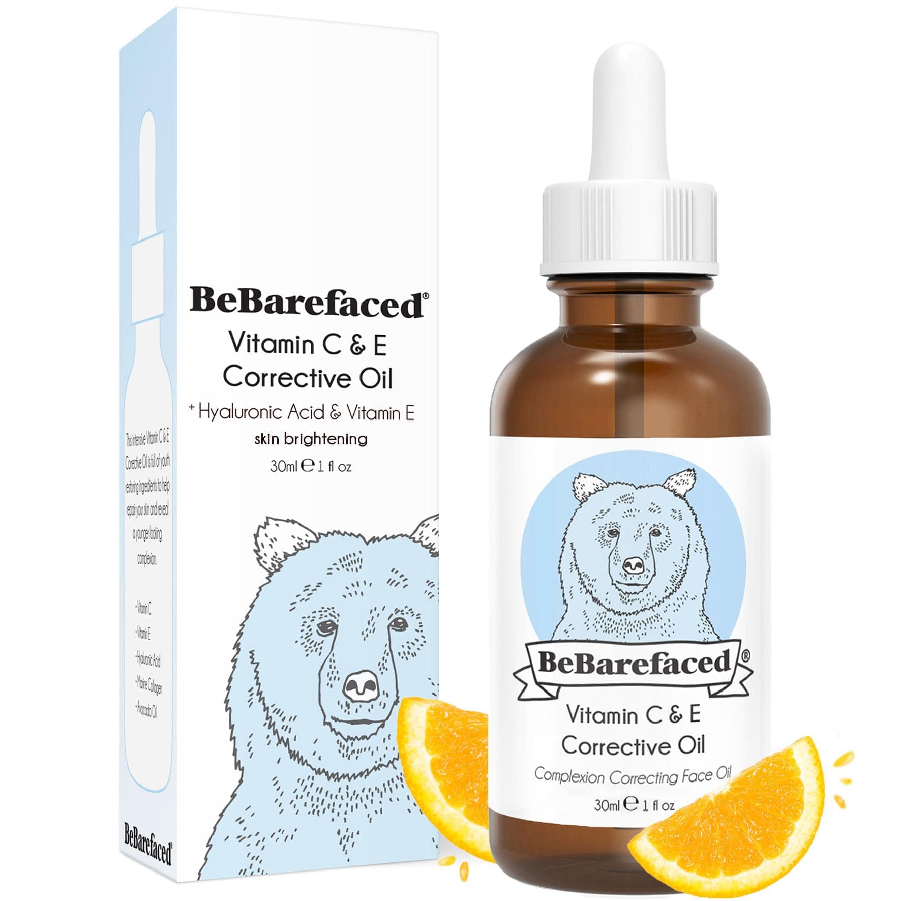 Face Oil + 10 Supercharged, 100% Natural Ingredients. Preservative Free, Anti-Ageing Facial Oil