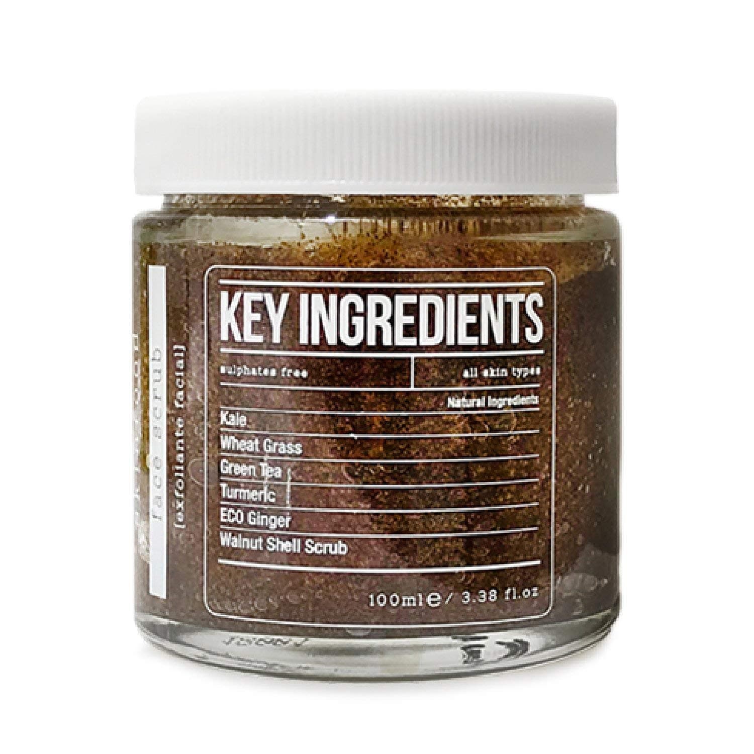 Face Scrub - Exfoliating Face Wash Improves Skin Texture, Unclogs Pores, Prevents Blackheads 100ml