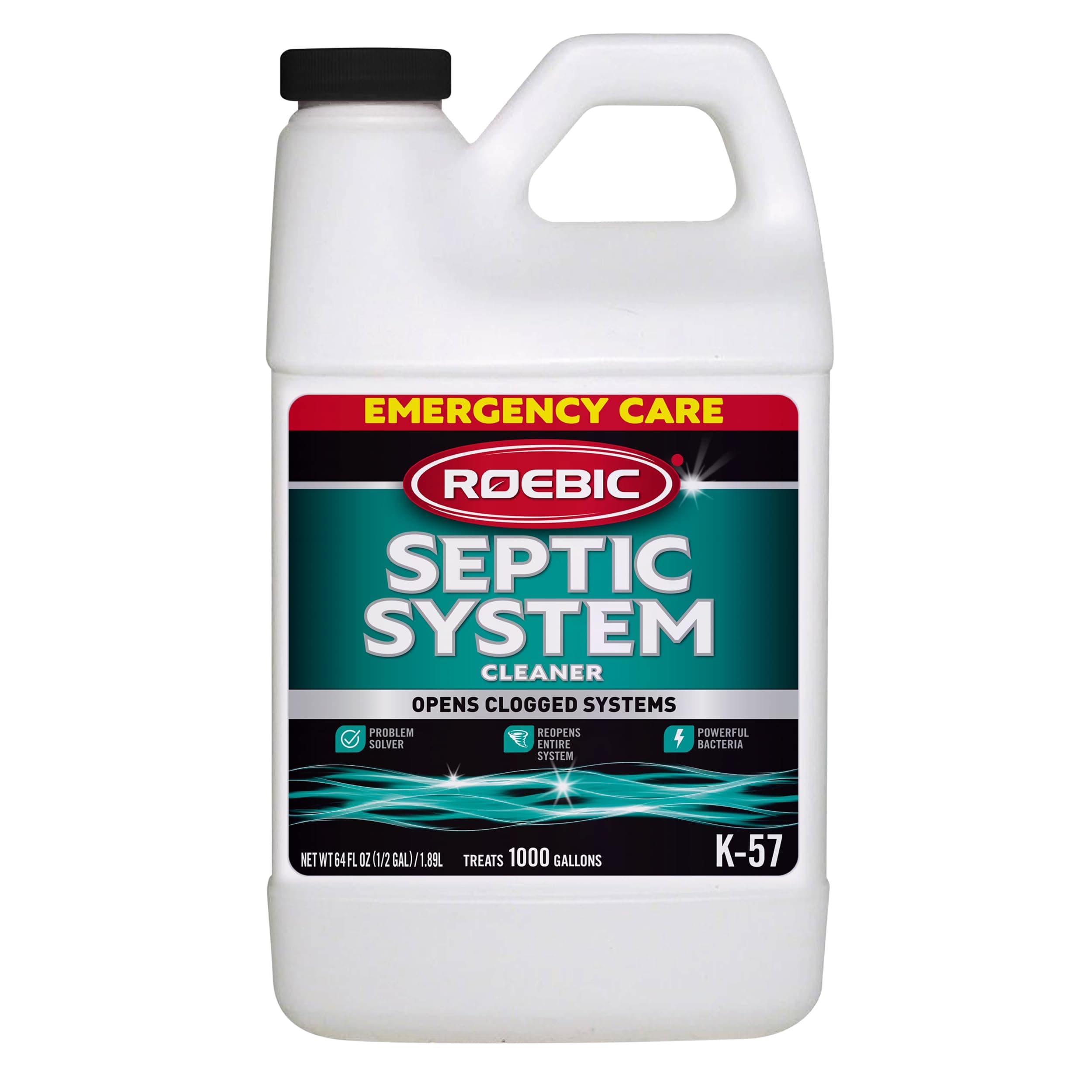 K-57-H K-57-H-3 Septic System Treatment, 1/2 gallon