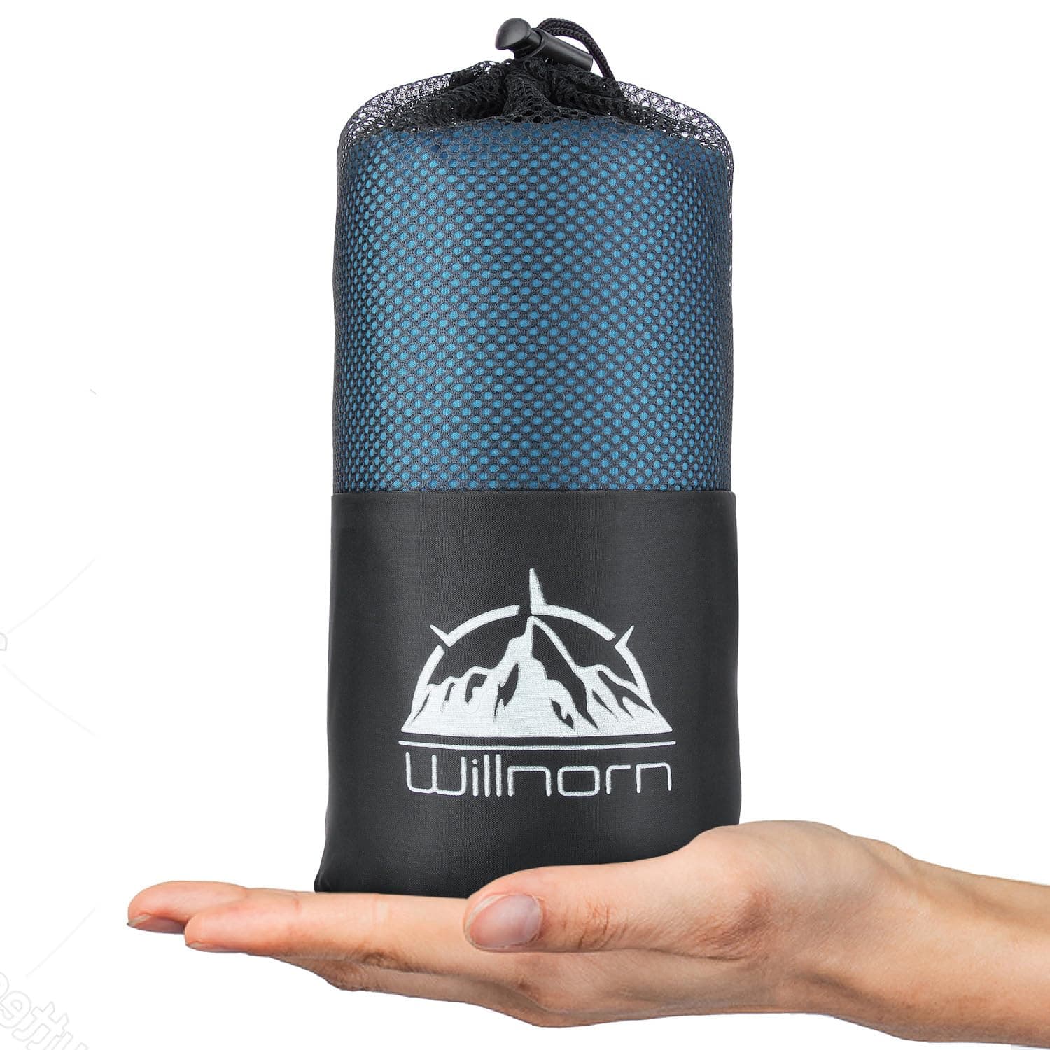 WILLNORN Sleeping Bag Liner - Soft & Lightweight Travel Sheet for Adults, 220x95cm - Portable & Easy Care, Ideal for Backpacking, Camping, Hotels, and Summer TripsOEKO-TEX STANDARD 100