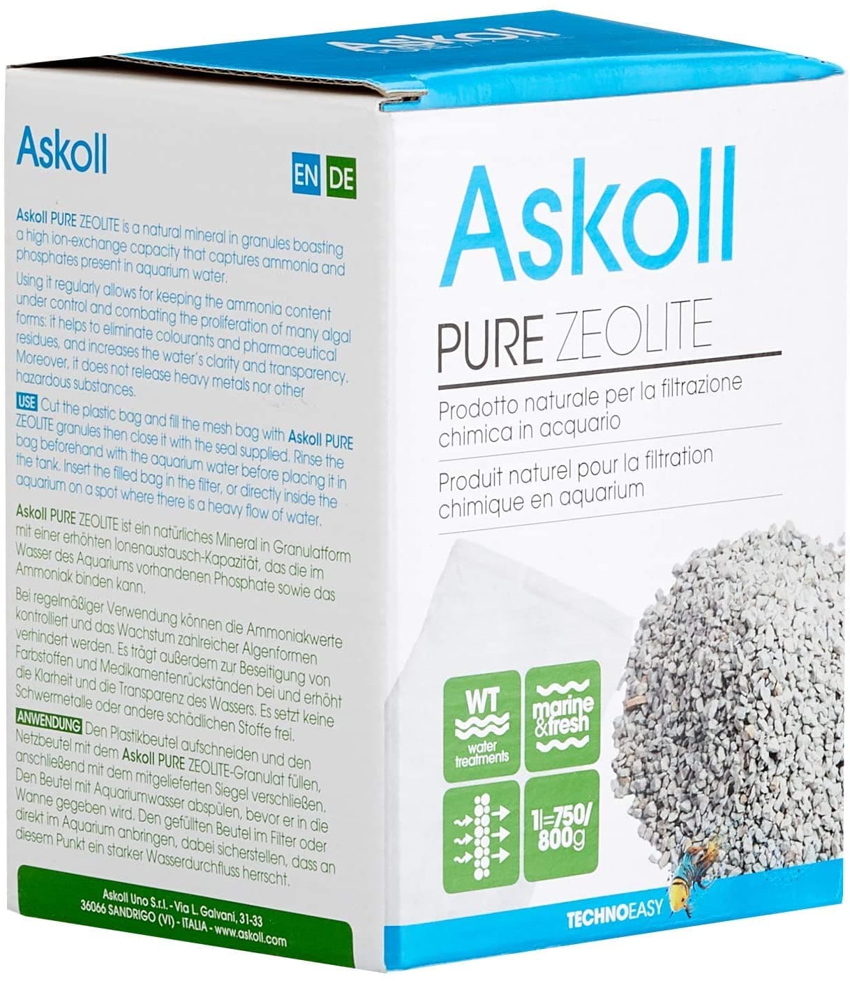 922977 Pure Zeolite for Chemical Filtration in Aquarium 1 Litre (750/800 g)