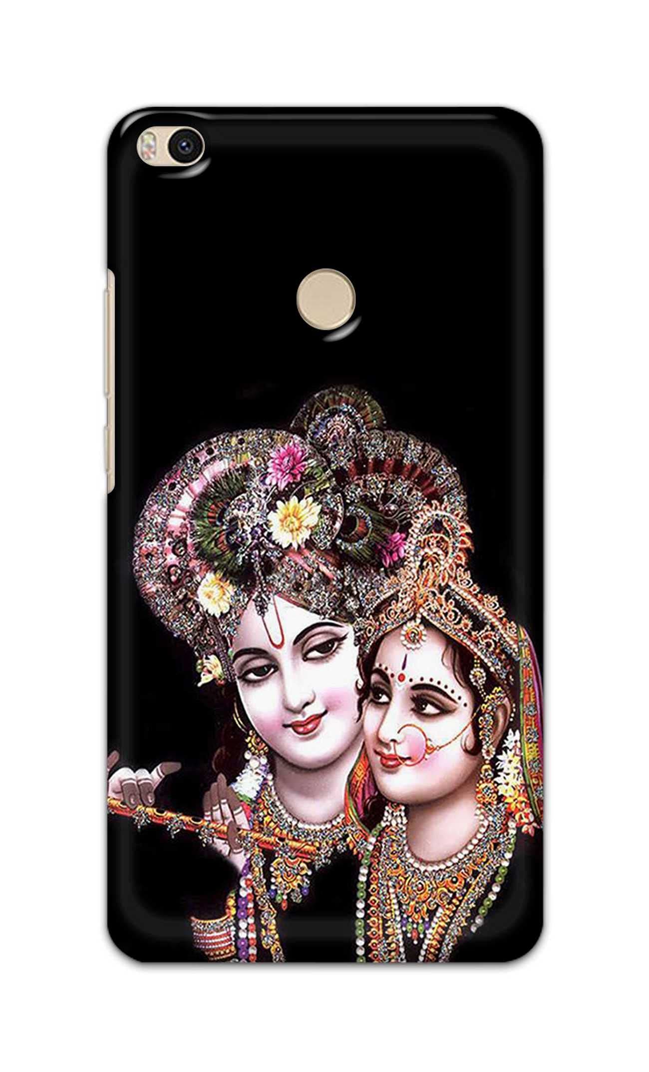 PRINTFIDAA Lord Krishna Radha Hindu International God Amazing Flute Printed Designer Hard Back Case Cover for Xiaomi Mi Max 2 (6.44") -(TZ) RAJ1002