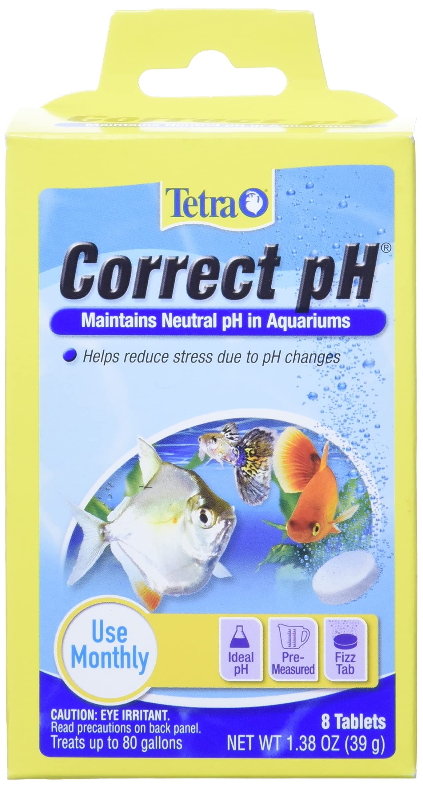 Correct pH Tablets 8 Count, For aquarium Water