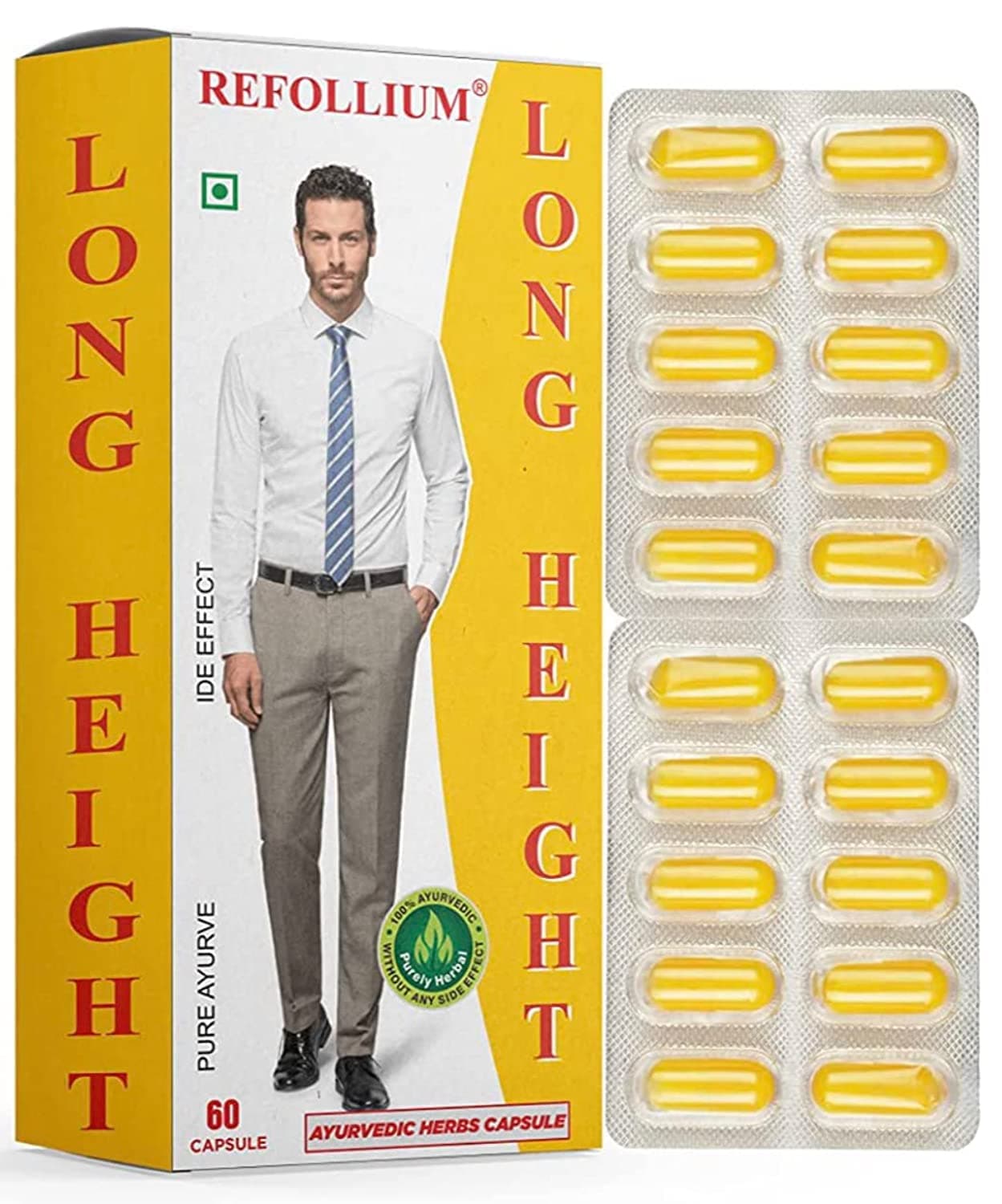 Long Height Capsules looks Ayurvedic Capsule For Boys and Girls (Pack of 1)