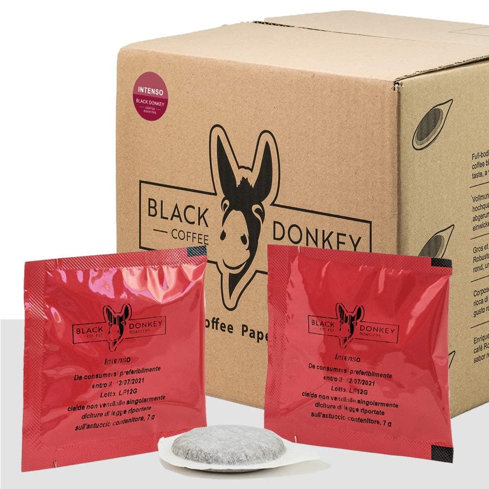 Black Donkey - 50 ESE Coffee Paper Pods 44mm | INTENSO