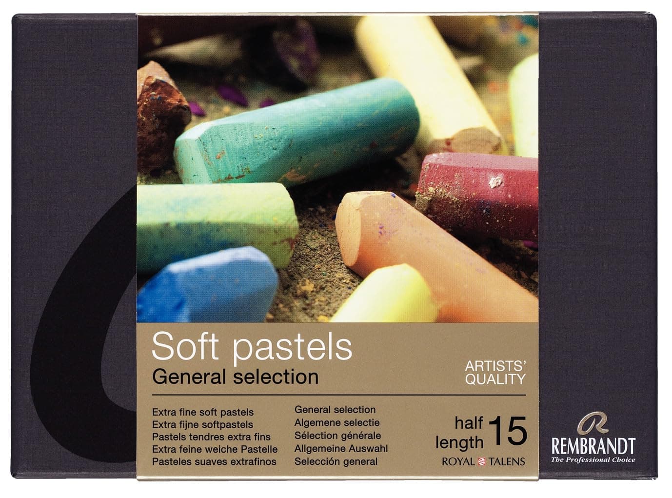 Professional Soft Pastel Set General Colour Selection | 15 Half Pastels