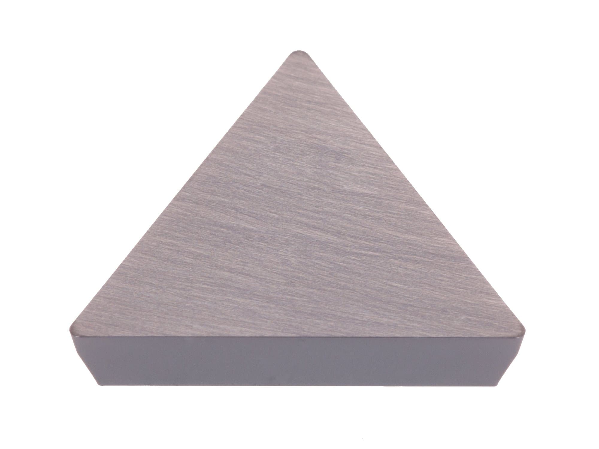 Tungaloy America TPGN160304 T3130 Carbide Positive Turning Insert, TPGN Style, CVD G-Type, Triangular, Premium-Tec, T3130 Grade for Steel, Corner Radius 0.016", No Chipbreaker